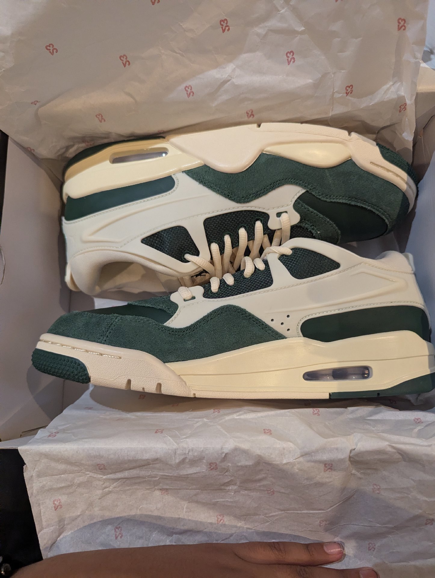 Air Jordan 4 RM Women's Trainers Fir Green UK 7.5, Jordan, 7.5, New condition — preloved on SilentSale®
