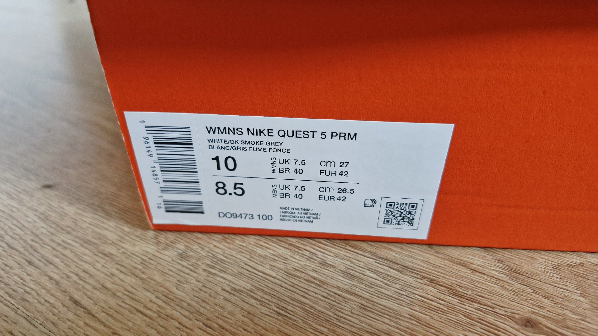 White Nike Women's Quest 5 PRM (Premium) Running Trainers New Size Uk 7.5 EU 42, Nike, 7.5, New condition — preloved on SilentSale®