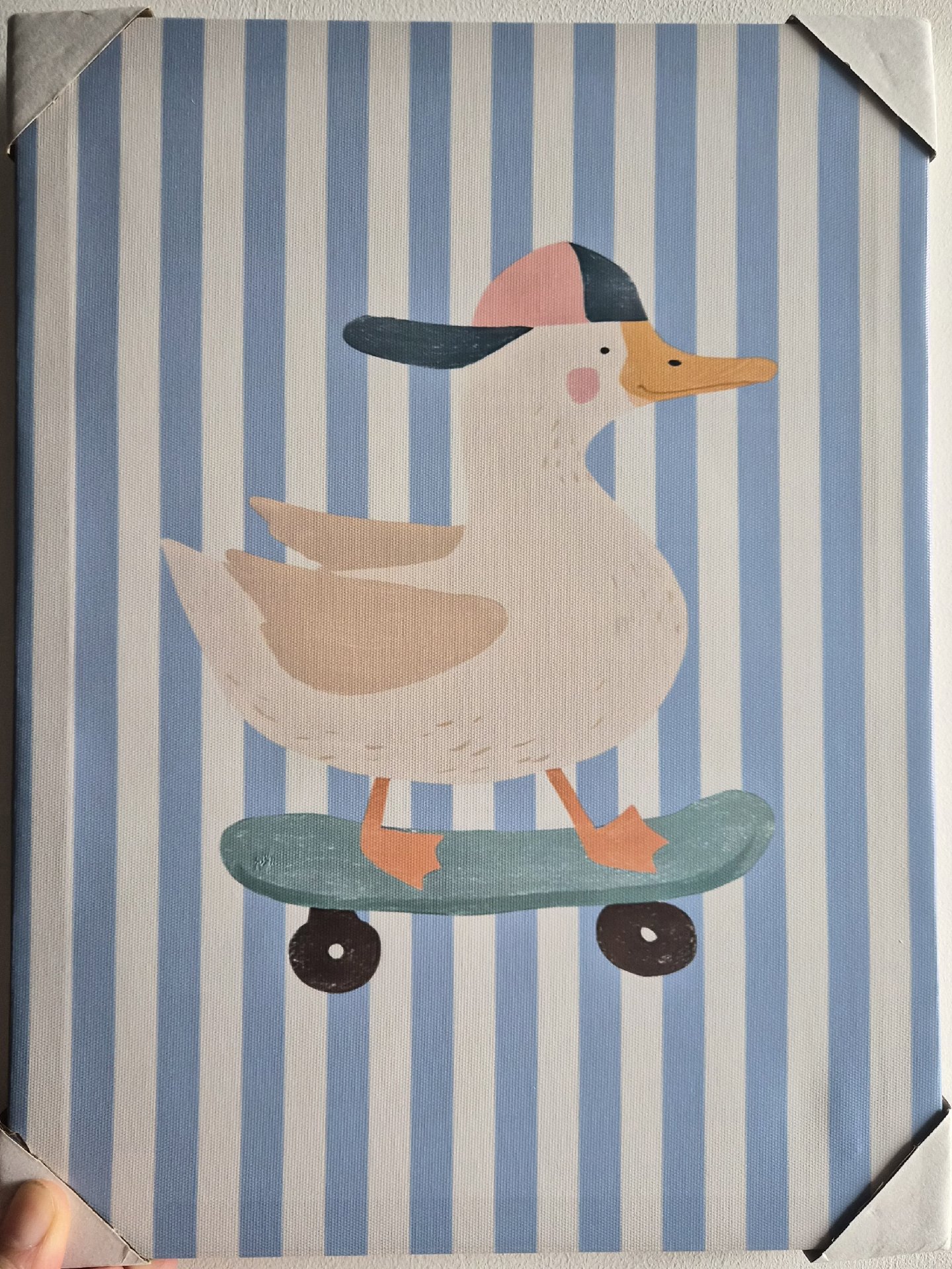 Duck On Skateboard Wall Art Canvas Print, Unbranded, Medium, New condition — preloved on SilentSale®