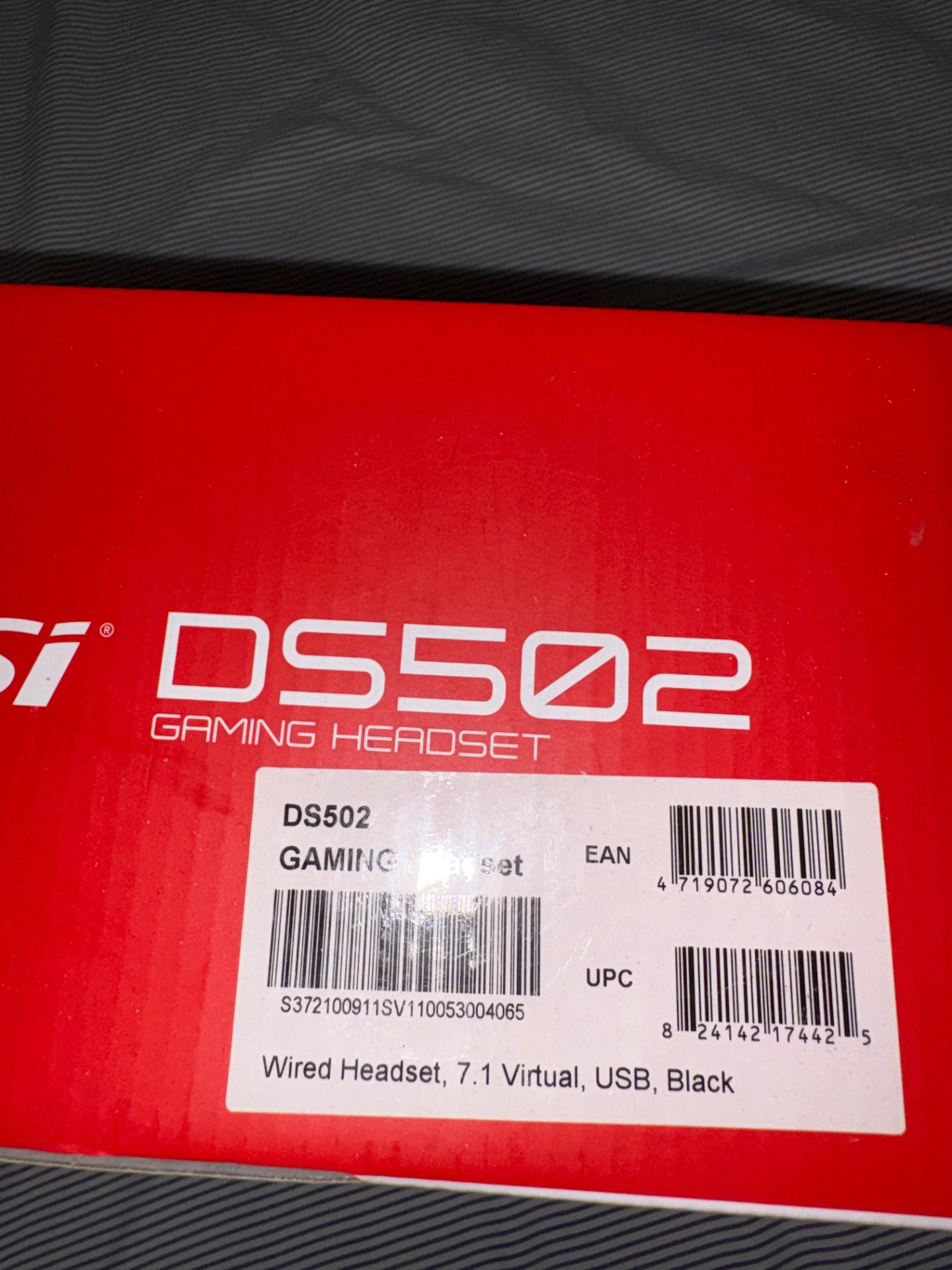 MSI DS502 Gaming Headset, MSI, One Size, Good condition — preloved on SilentSale®