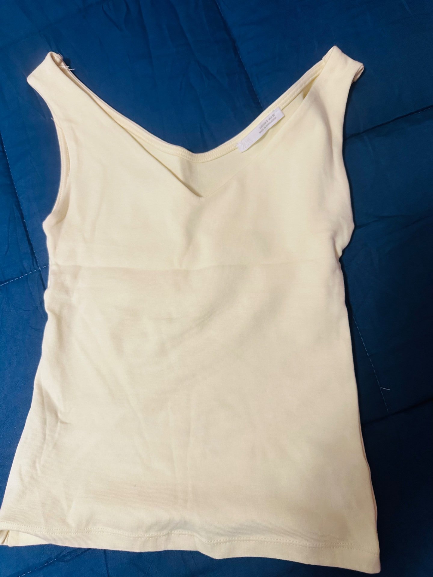 Zara Cream Sleeveless Top – Size S, Zara, S, Excellent condition — preloved on SilentSale®