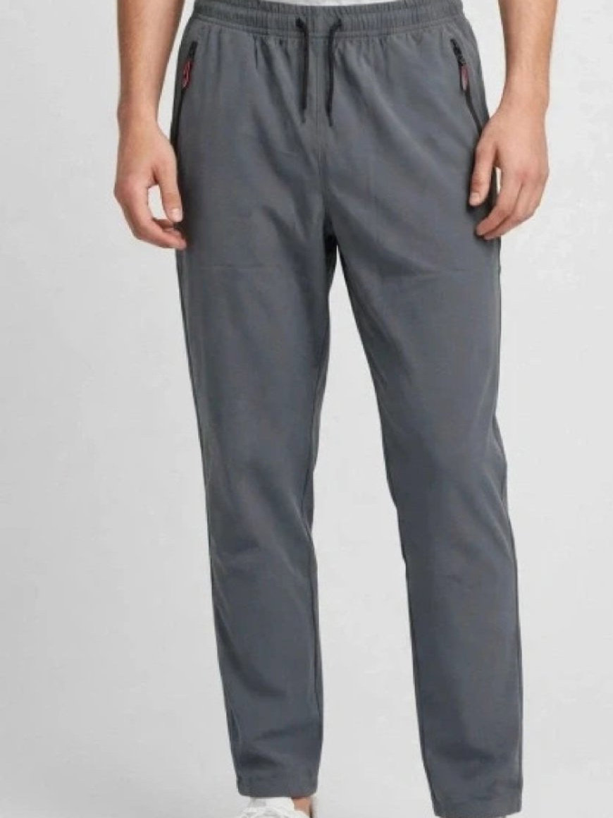Grey Men's Casual Elastic Waist Trousers UK 16 XL, Unbranded, XL, New condition — preloved on SilentSale®