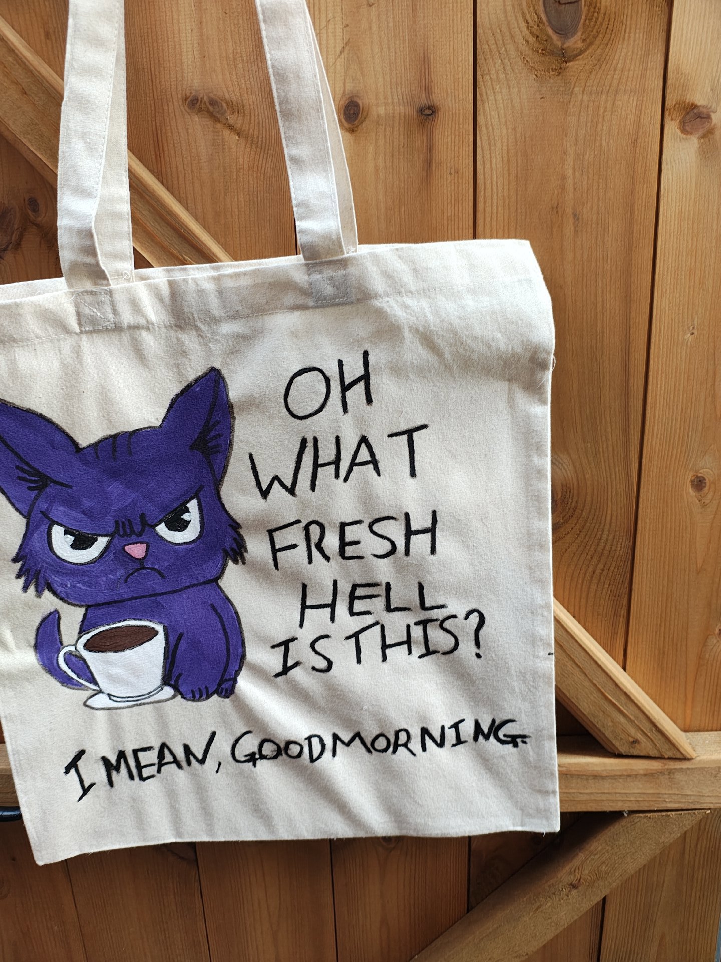 Hand painted tote bags , Unbranded, Tote, New condition — preloved on SilentSale®