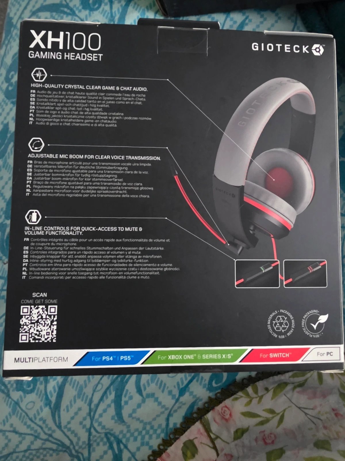 Gioteck HX100 gaming headset, Gio, One Size, New condition — preloved on SilentSale®