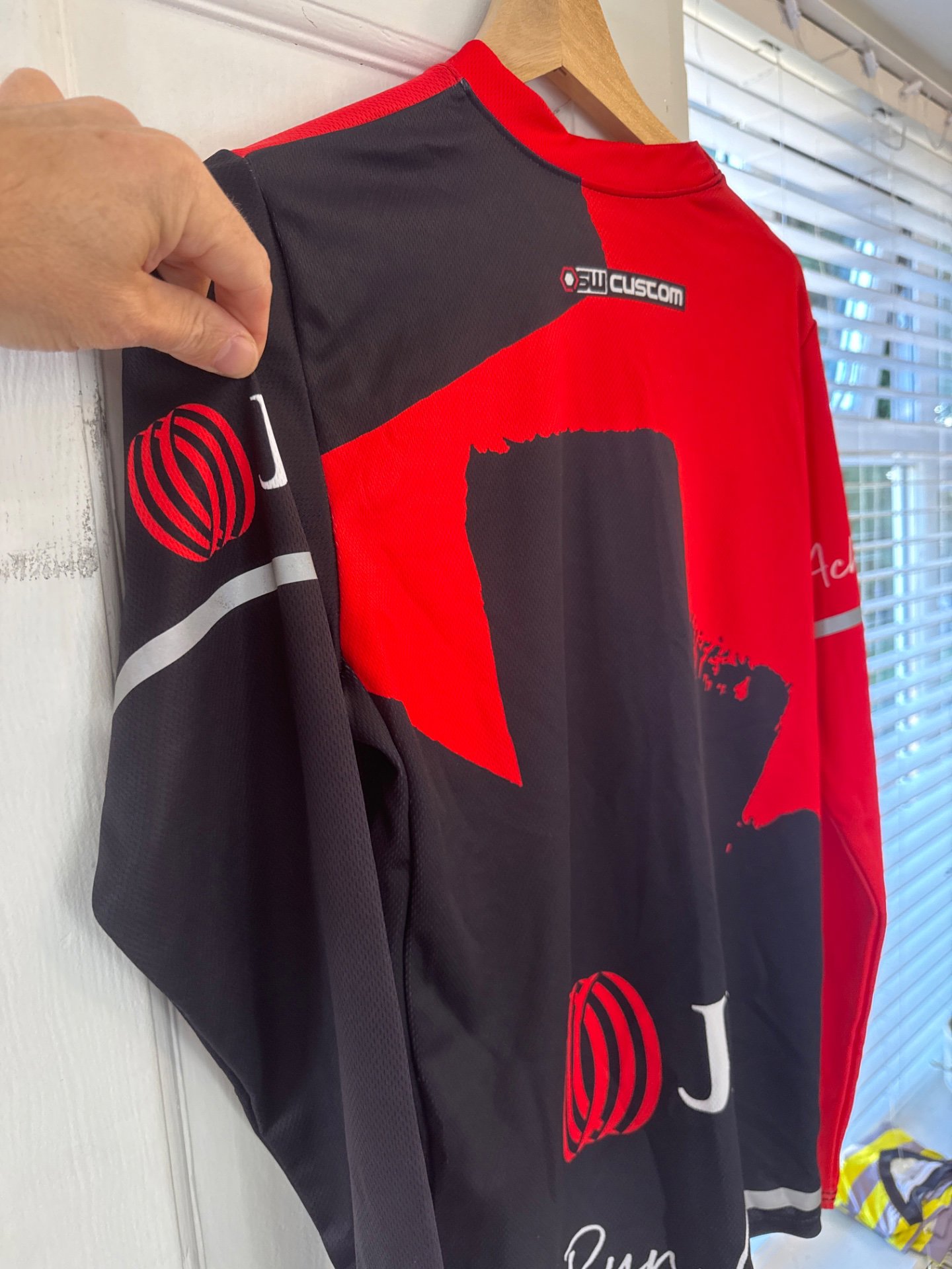 JLL Run Club Black and Red Long Sleeve Top, Jll, S, Excellent condition — preloved on SilentSale®