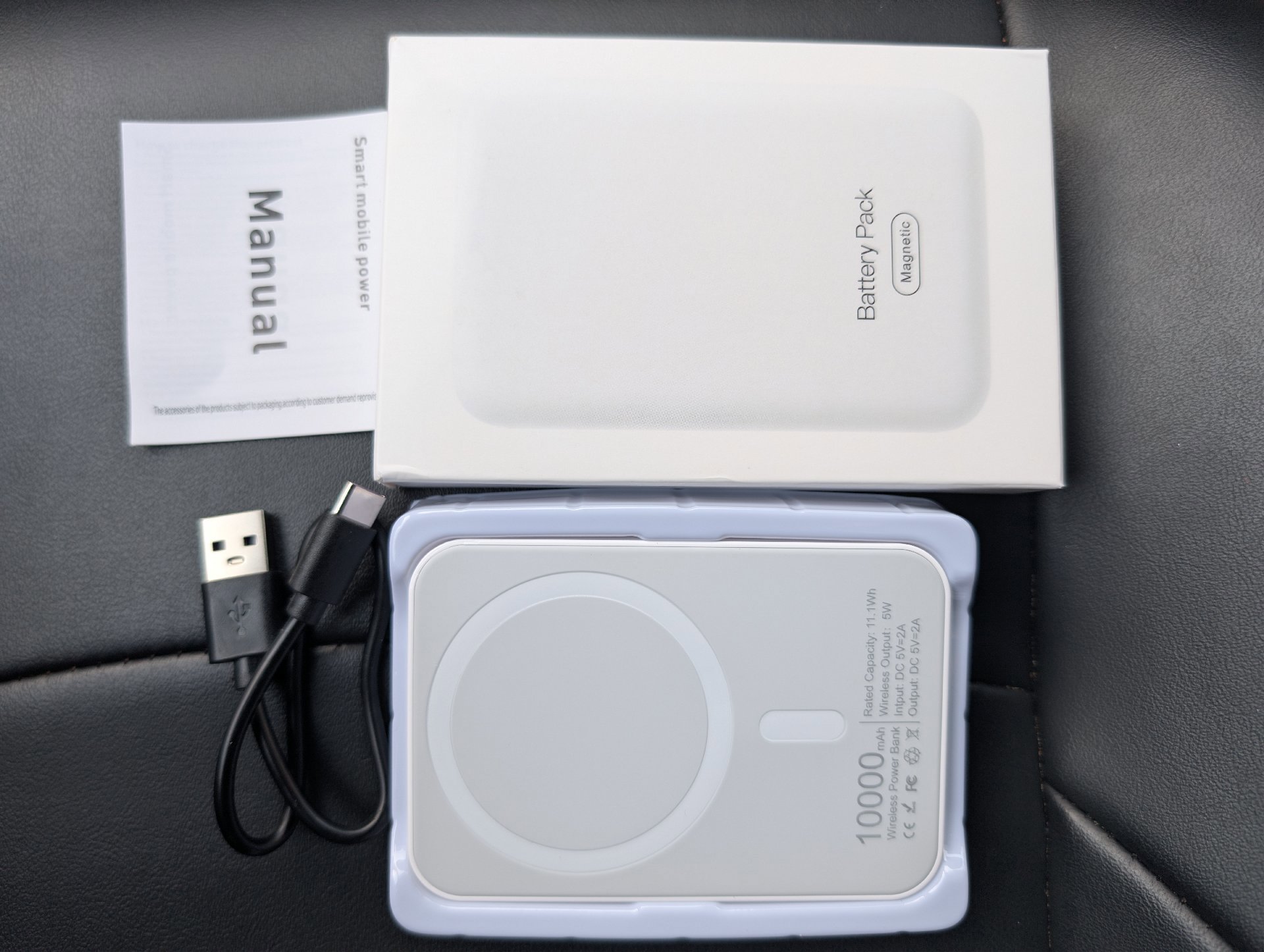 Magnetic Wireless Power Bank 10000mAh with USB-C Cable, Unbranded, One Size, New condition — preloved on SilentSale®