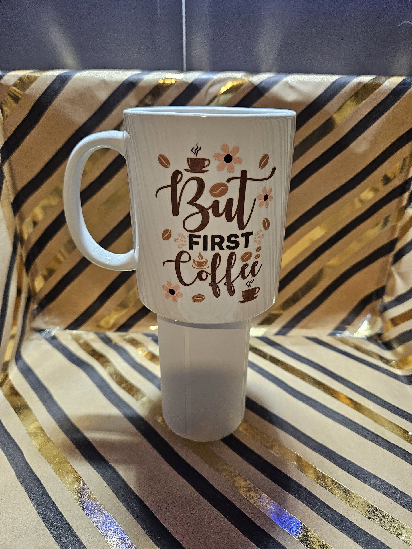 Caffeinated & Medicated Ceramic Travel Mug, Unbranded, One Size, New condition — preloved on SilentSale®