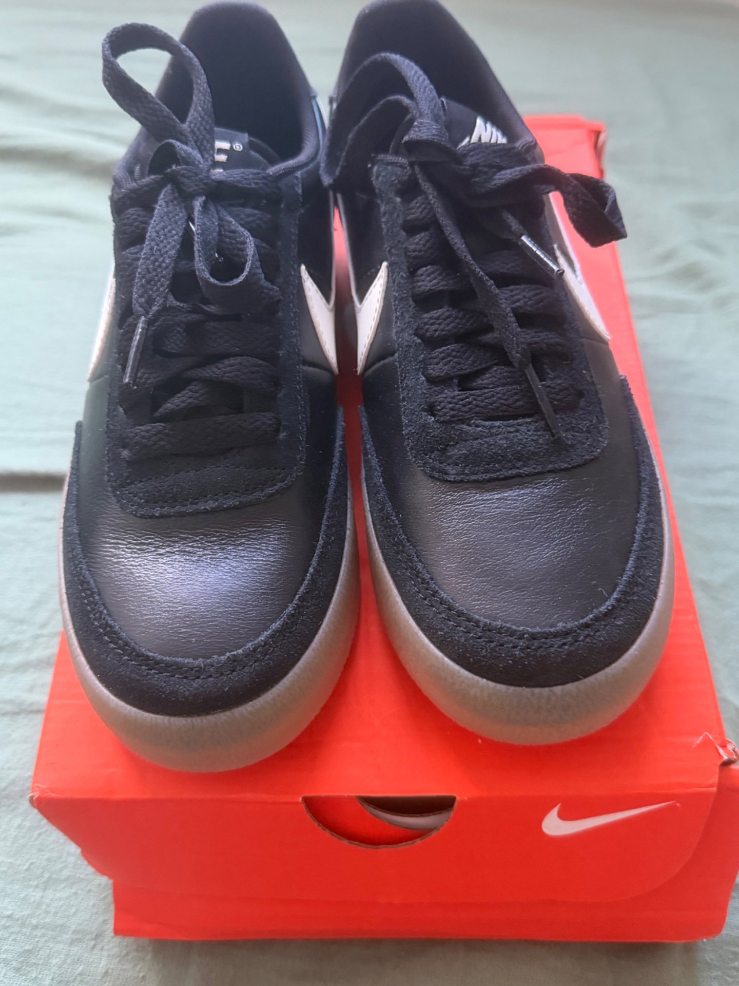 Brand new Nike Killshot 2 trainers in Black/Sail-Gum, Nike, 3.5, New condition — preloved on SilentSale®