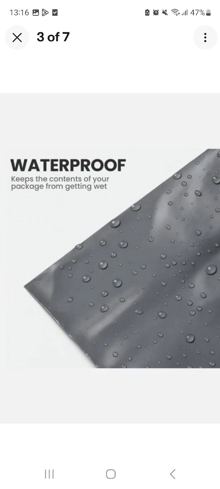 Pack of 100 Black Self Seal Poly Mailer Bags 4.5x7 Inches, Unbranded, One Size, New condition — preloved on SilentSale®