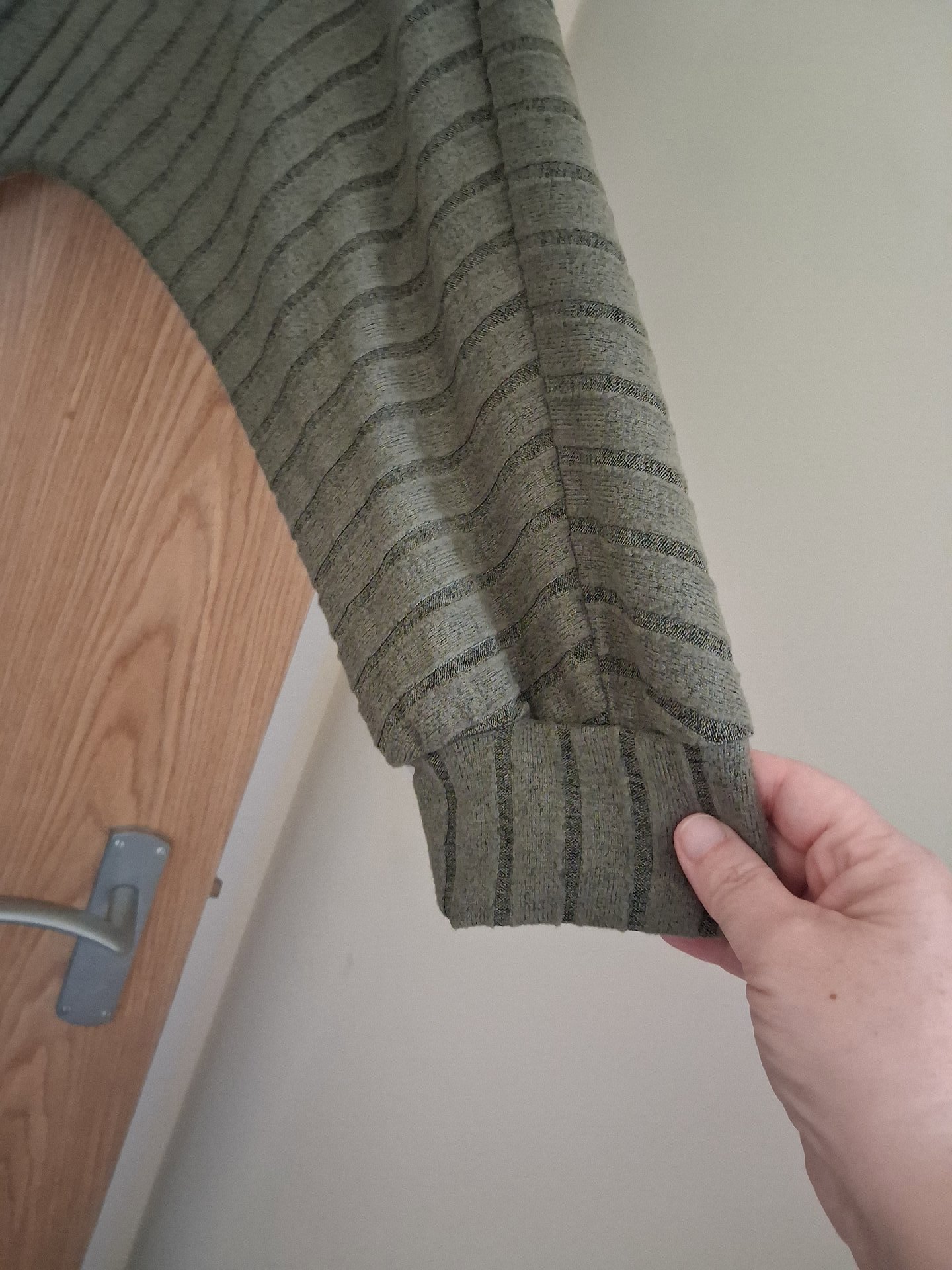 Green Ribbed Knit Wrap Dress, Shein, 24, Excellent condition — preloved on SilentSale®