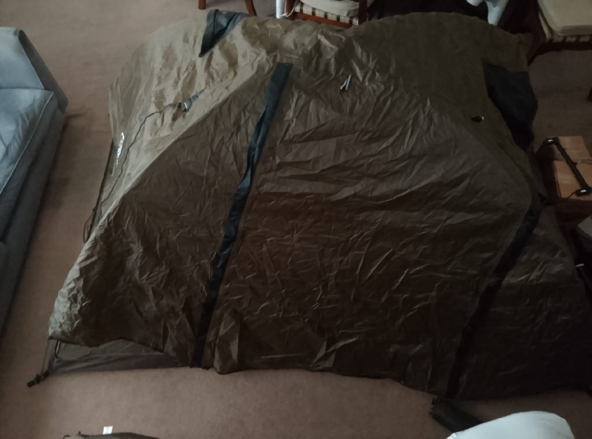 Forceatt Green Camping Tent with Poles and Pegs, Forceatt, One Size, New condition — preloved on SilentSale®