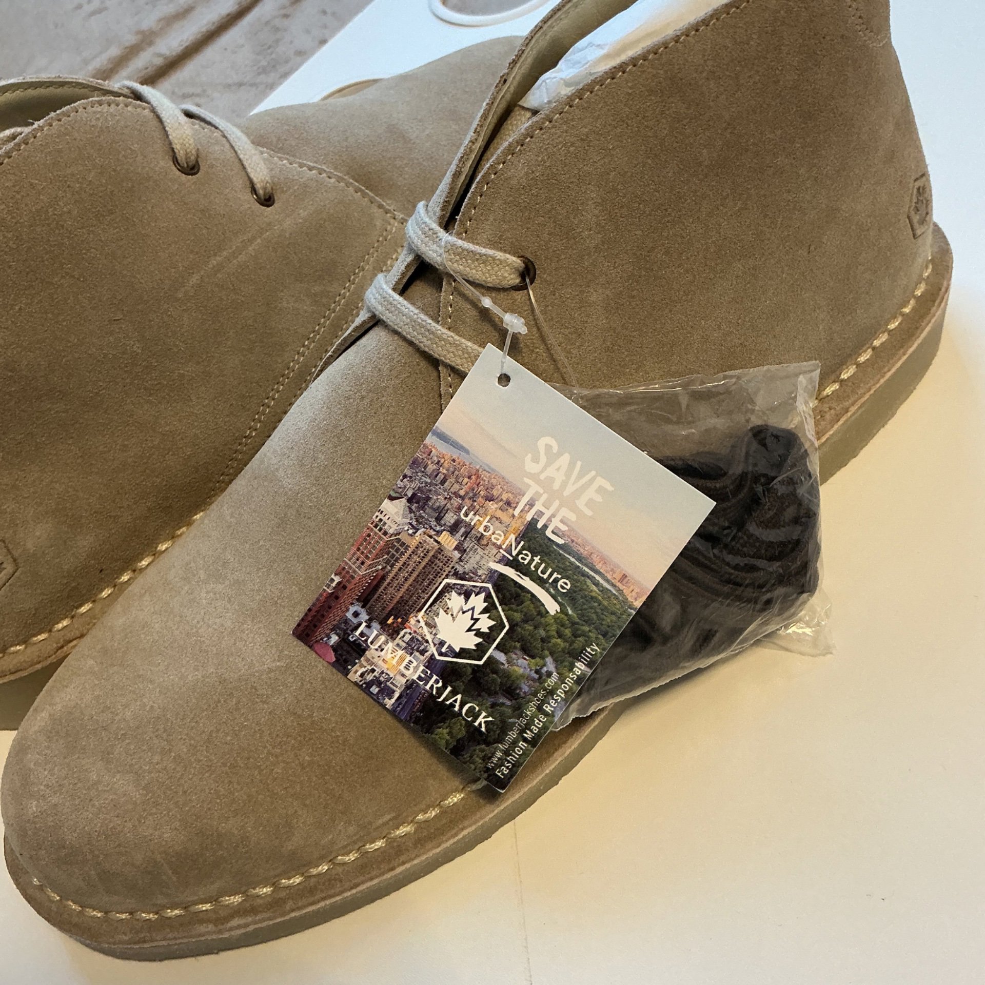 Lumberjack Beige Suede Desert Boots – UK 11, Lumberjack, 11, New condition — preloved on SilentSale®