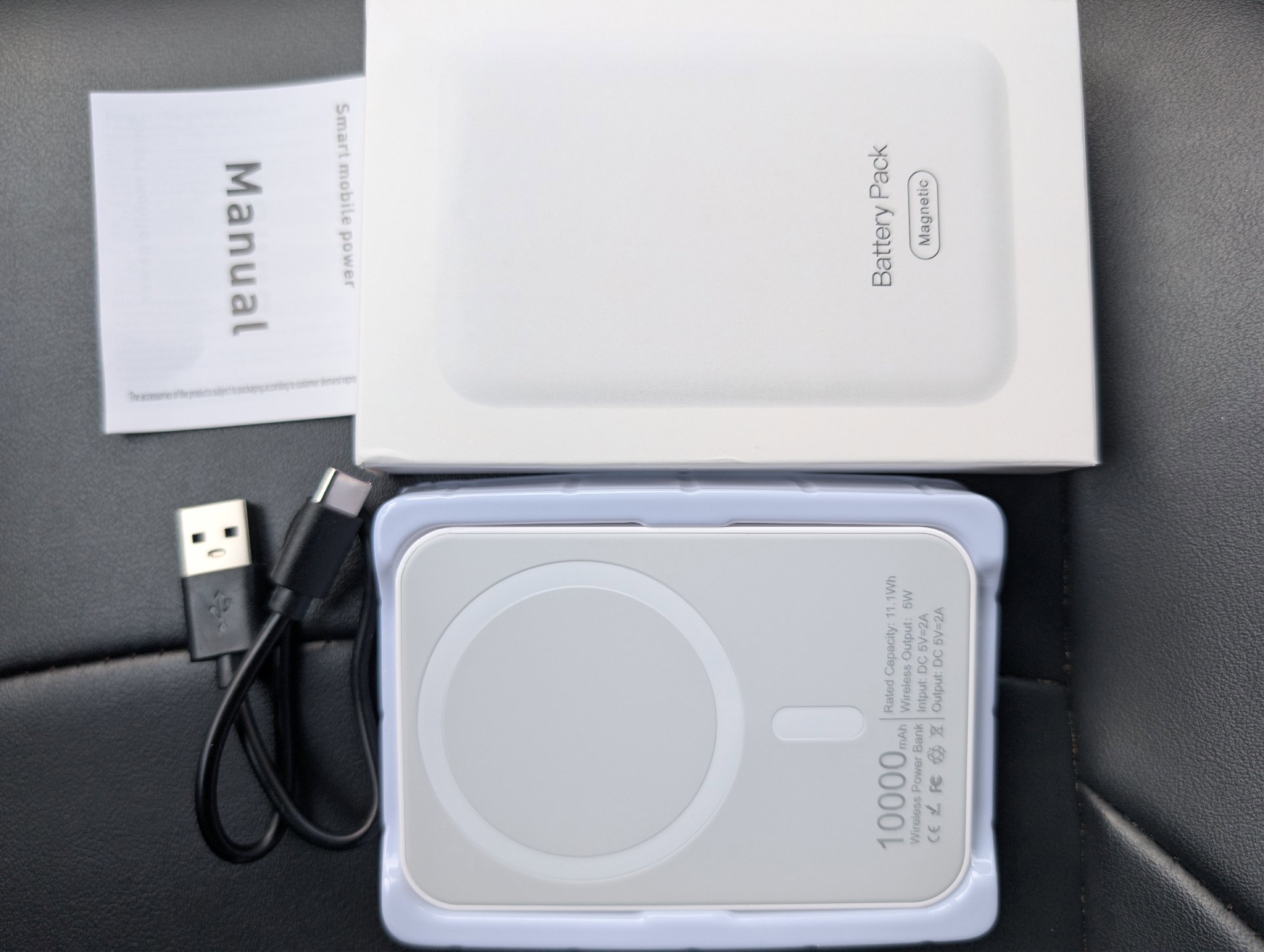 Magnetic Wireless Power Bank 10000mAh with USB-C Cable, Unbranded, One Size, New condition — preloved on SilentSale®
