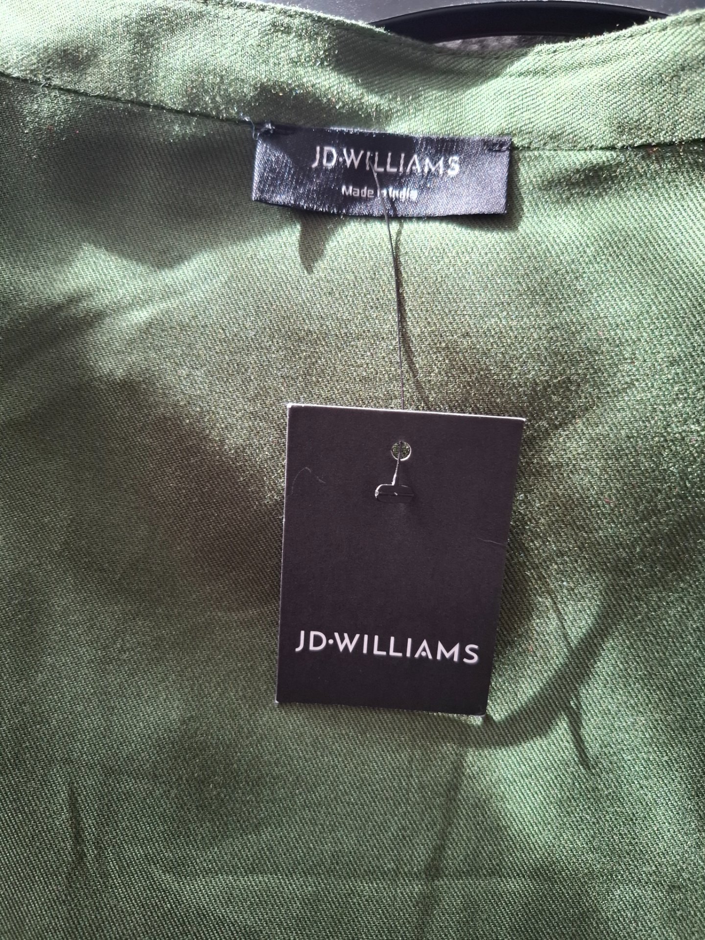 JD Williams Green Button Front Midi Dress, JD Williams, 18, New condition — preloved on SilentSale®