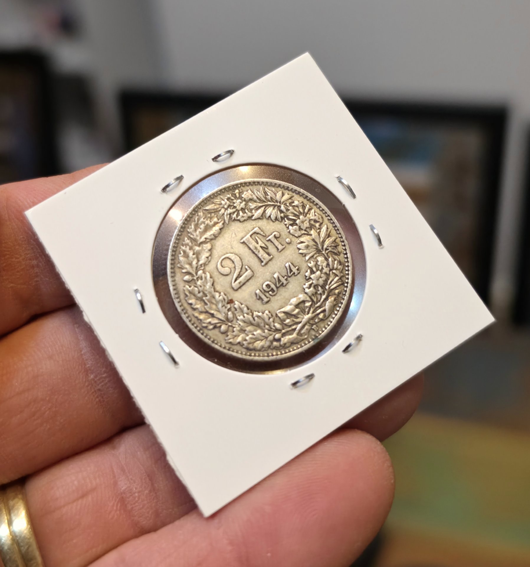 Lot Of 2 Switzerland Silver835 2 Francs 1948 And 1944 In XF /AU Condition, Unbranded, One Size, Like New condition — preloved on SilentSale®