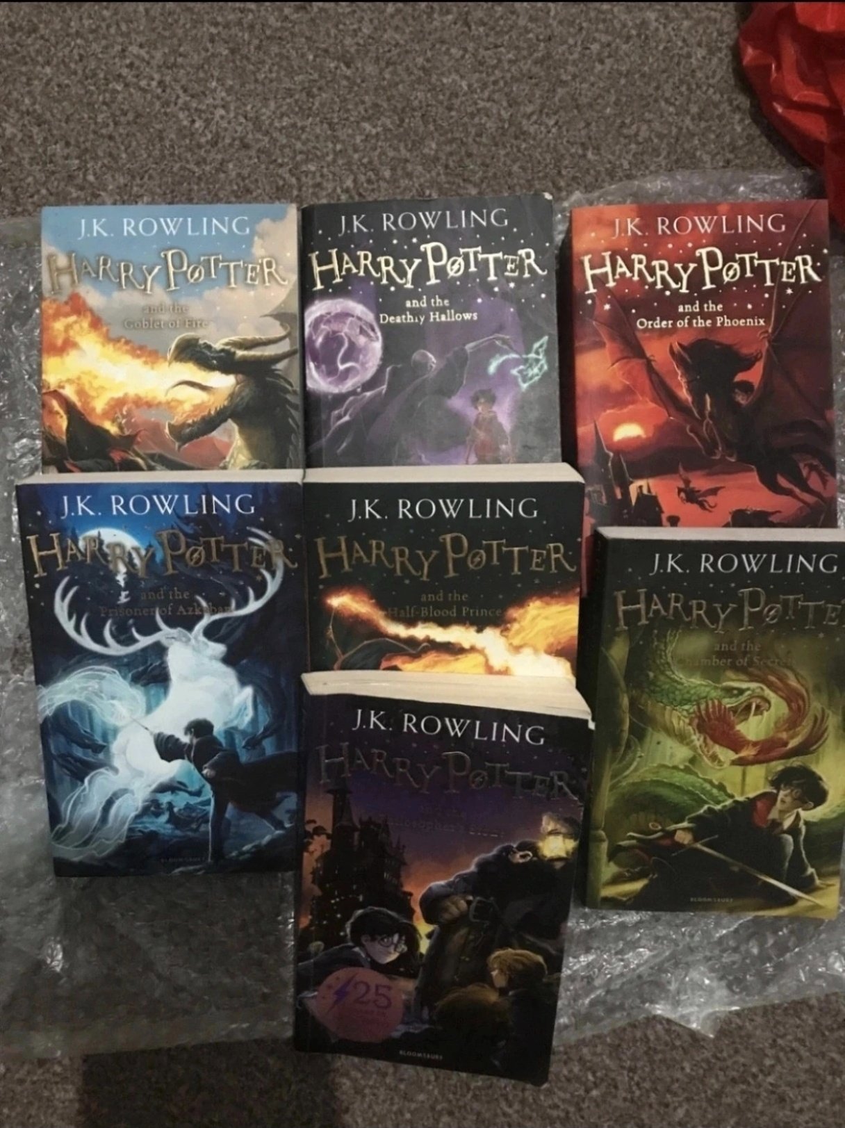 J.K. Rowling Harry Potter Paperback Book Set of 7, J.K. Rowling, Paperback, Good condition — preloved on SilentSale®