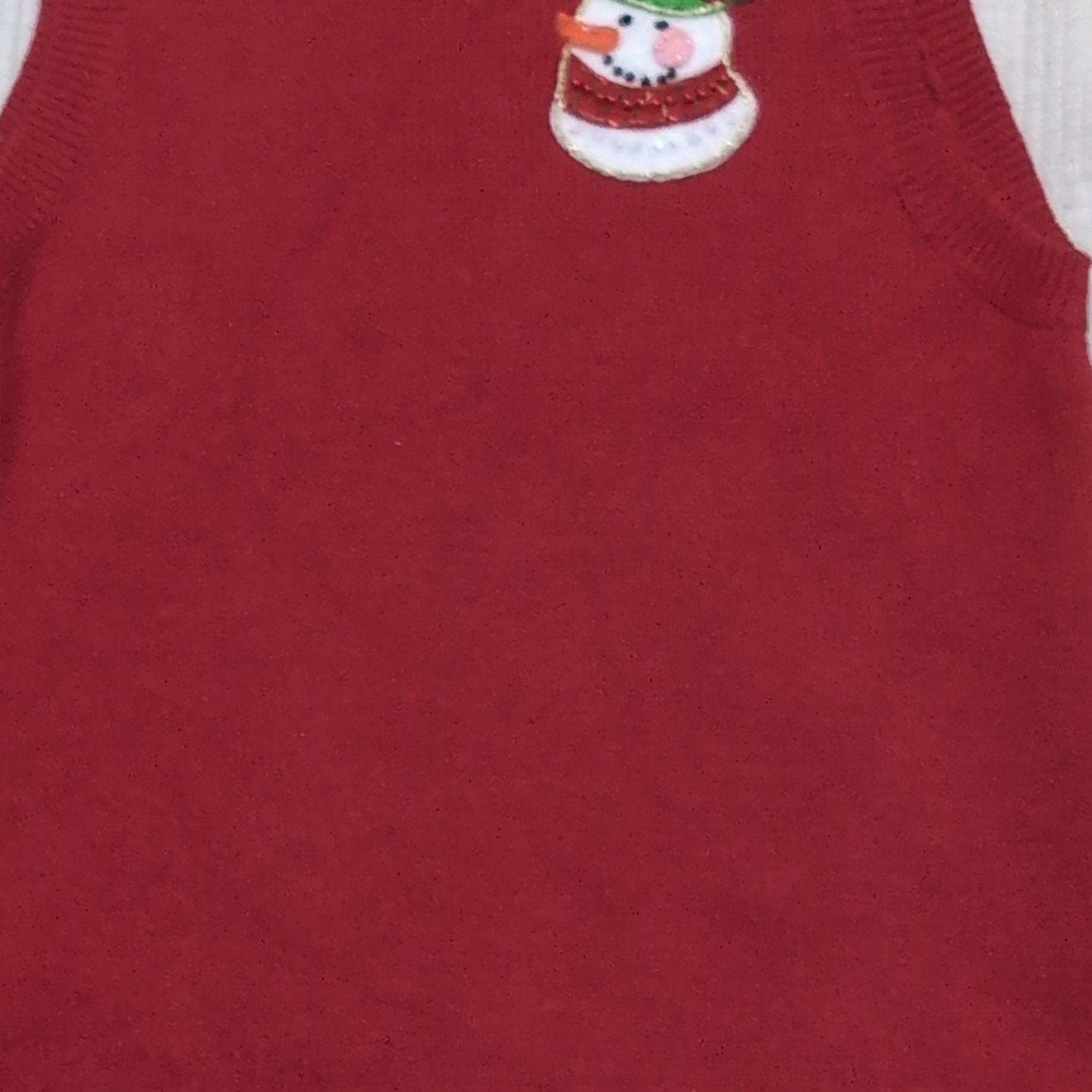 Heirloom Collectibles Red Christmas Snowman Knit Vest – Size M, George, M, Excellent condition — preloved on SilentSale®