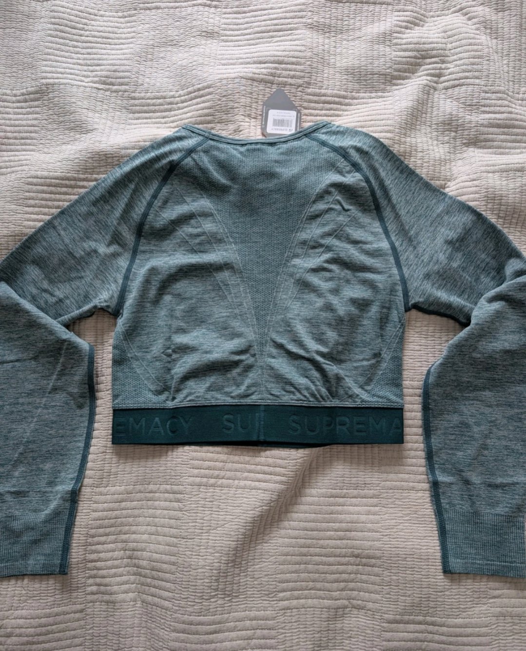 Supremacy Blue Sports Crop Tops and Long Sleeve Top Bundle, Supremacy, XXL, New condition — preloved on SilentSale®