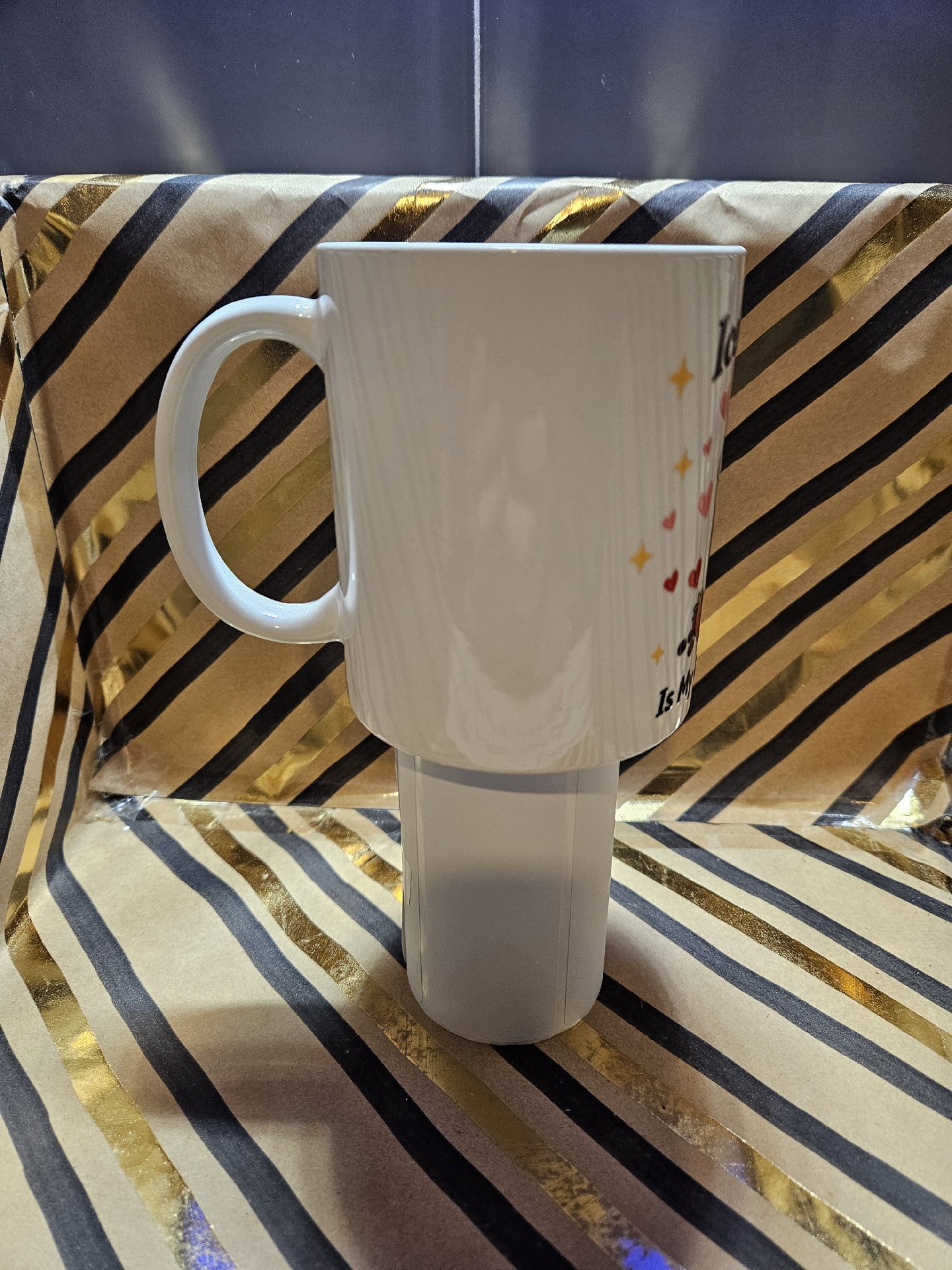 Novelty Ceramic Iced Coffee Mug with Handle, Unbranded, One Size, New condition — preloved on SilentSale®