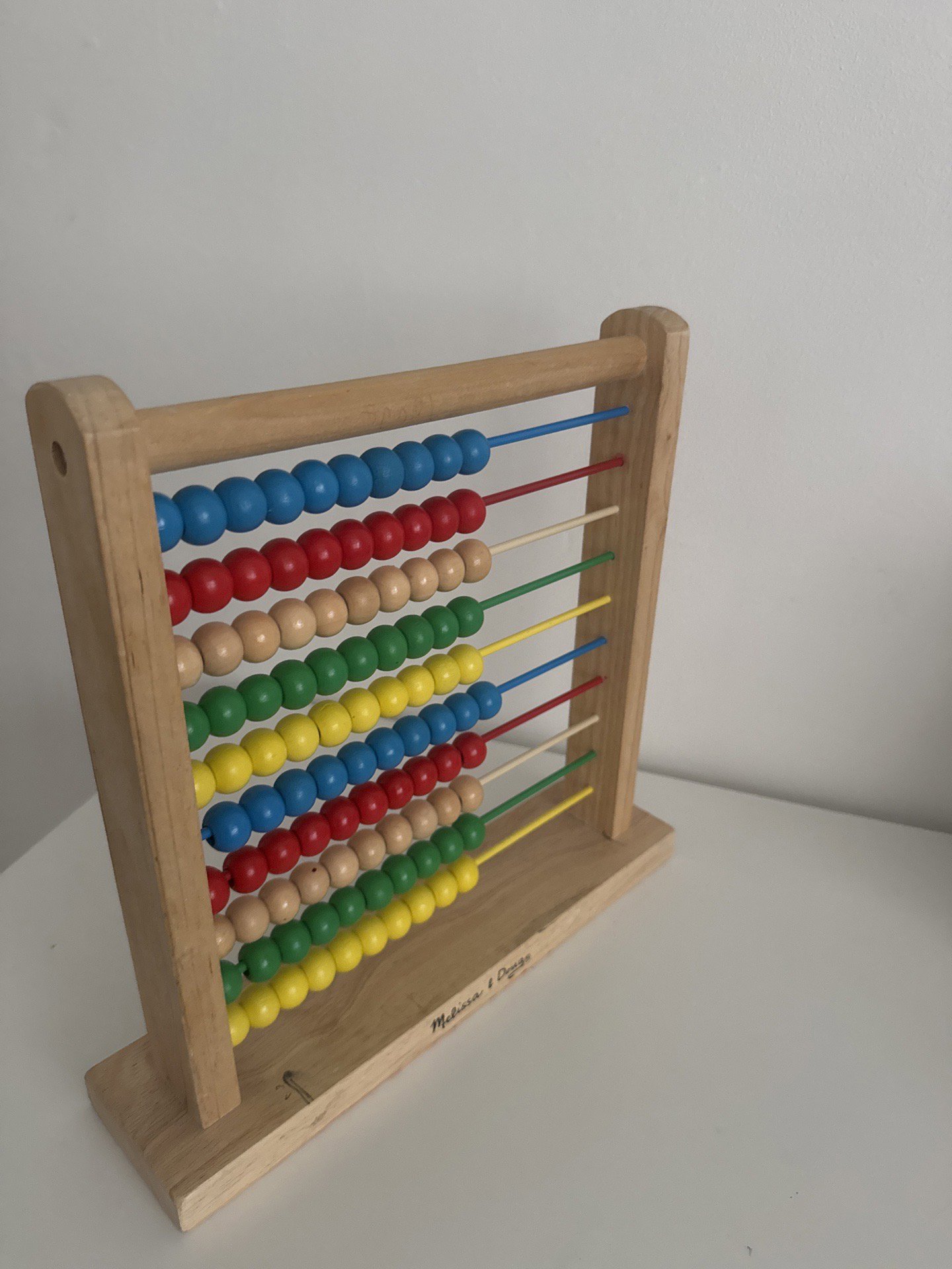 Melissa Doug Abacus Classic Wooden Toy (Developmental Toy  Brightly-Colored Wooden Beads  8 Extension Activities  Great Gift for Girls and Boys - Best for 3  4  and 5 Year Olds), Melissa & Doug, One Size, Good condition — preloved on SilentSale®
