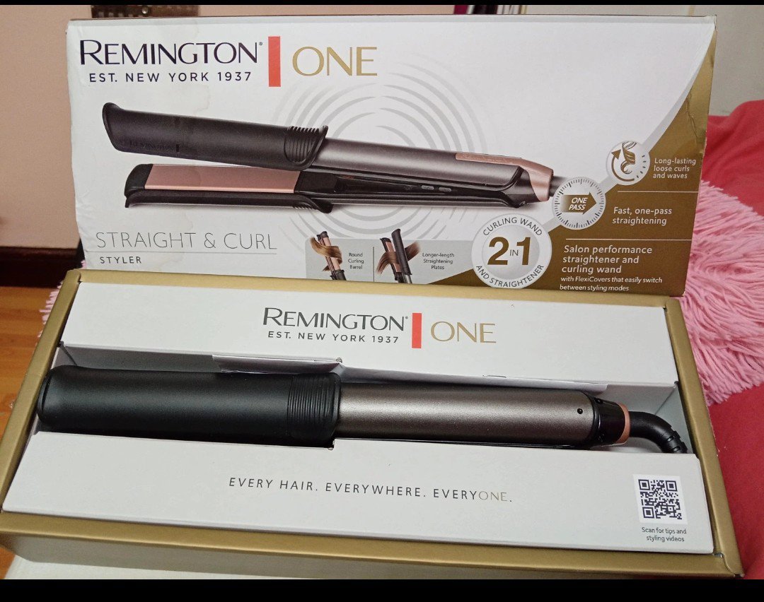 Remington One 2-in-1 Straight & Curl Styler, Remington, One Size, Like New condition — preloved on SilentSale®