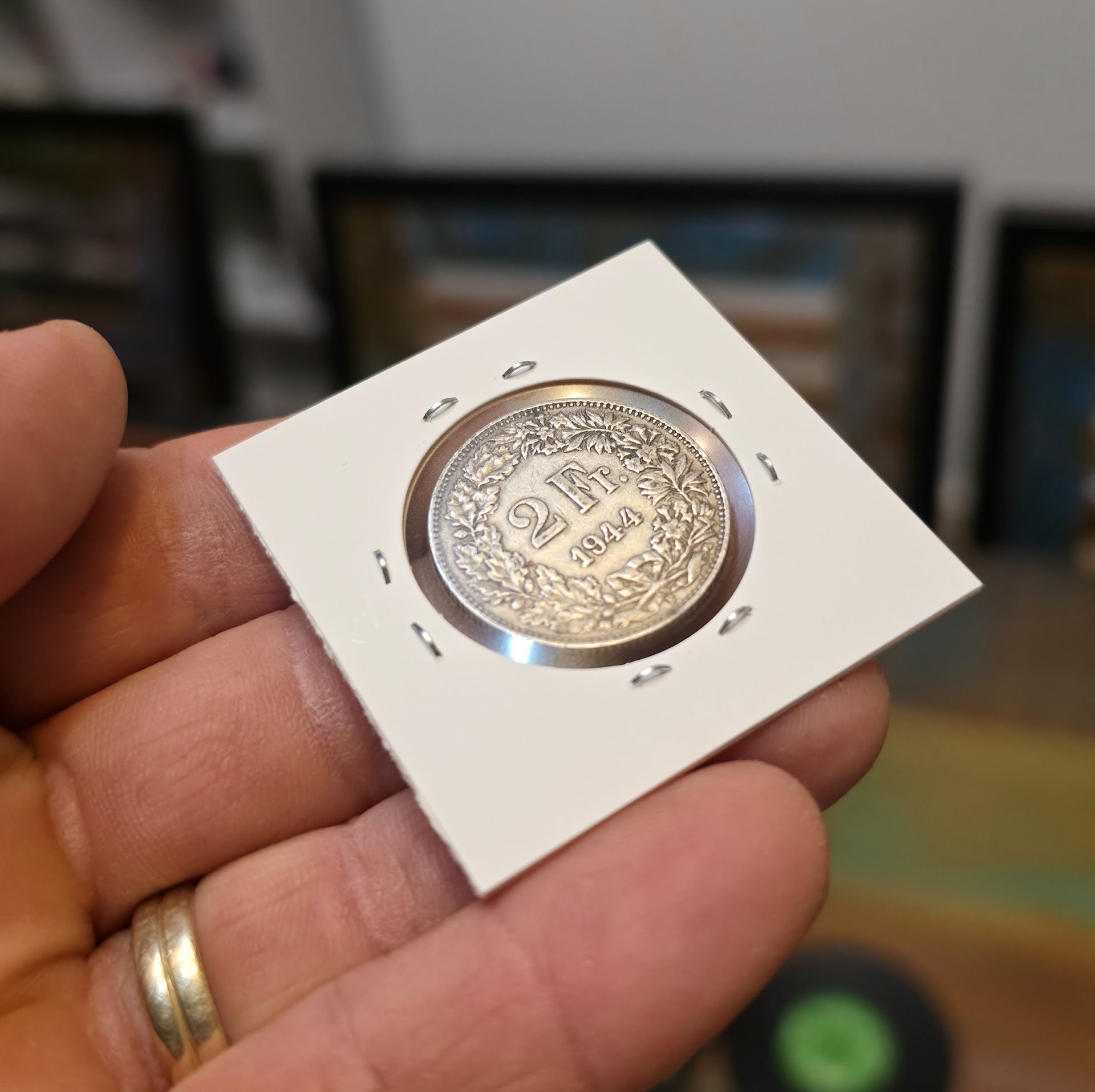 Lot Of 2 Switzerland Silver835 2 Francs 1948 And 1944 In XF /AU Condition, Unbranded, One Size, Like New condition — preloved on SilentSale®