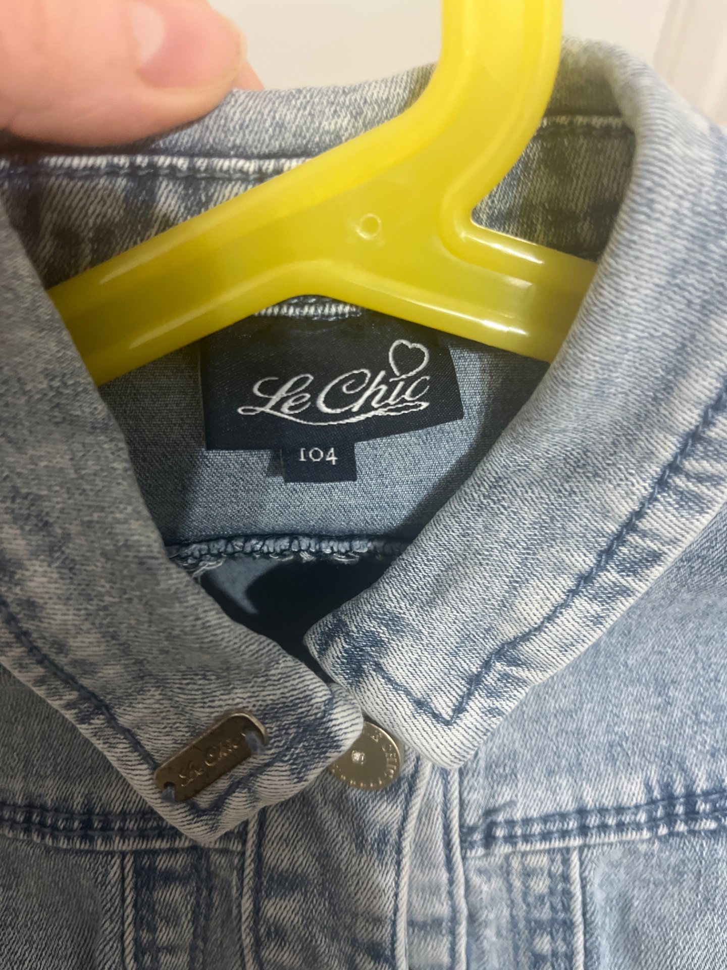 Le Chic Girls Denim Jacket , Le Chic, 3 years, Like New condition — preloved on SilentSale®
