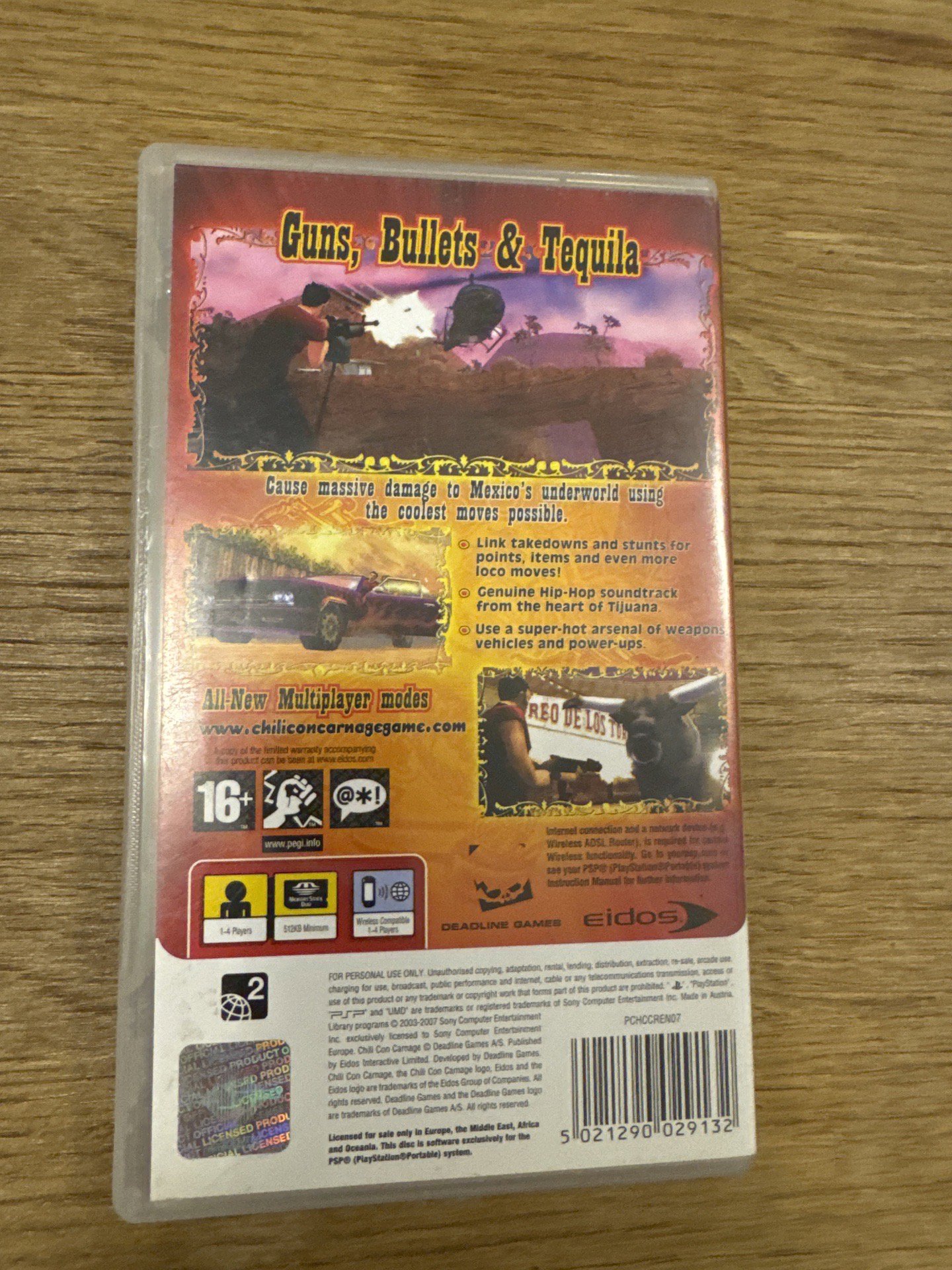 Chili Con Carnage (psp Region Free) English, Secret Stash Tea Games, One Size, Excellent condition — preloved on SilentSale®
