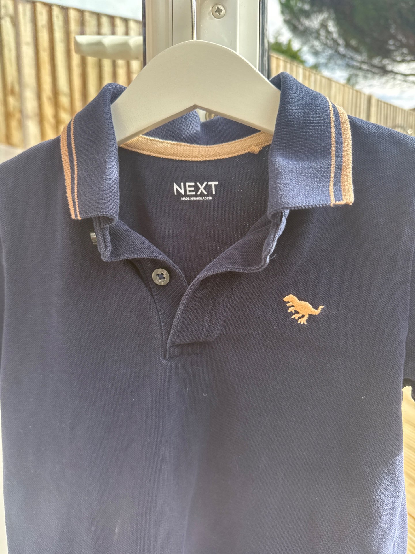 Next Navy Polo Shirt with Embroidered Logo – 5-6 Years, Next, 5-6 years, Excellent condition — preloved on SilentSale®
