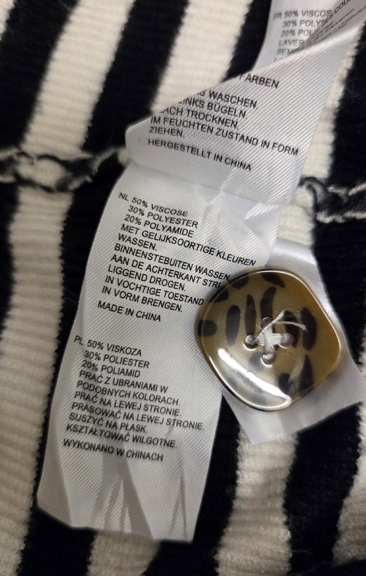 Oliver Bonas Black and White Striped Long Cardigan – UK 18, Oliver Bonas, 18, Excellent condition — preloved on SilentSale®