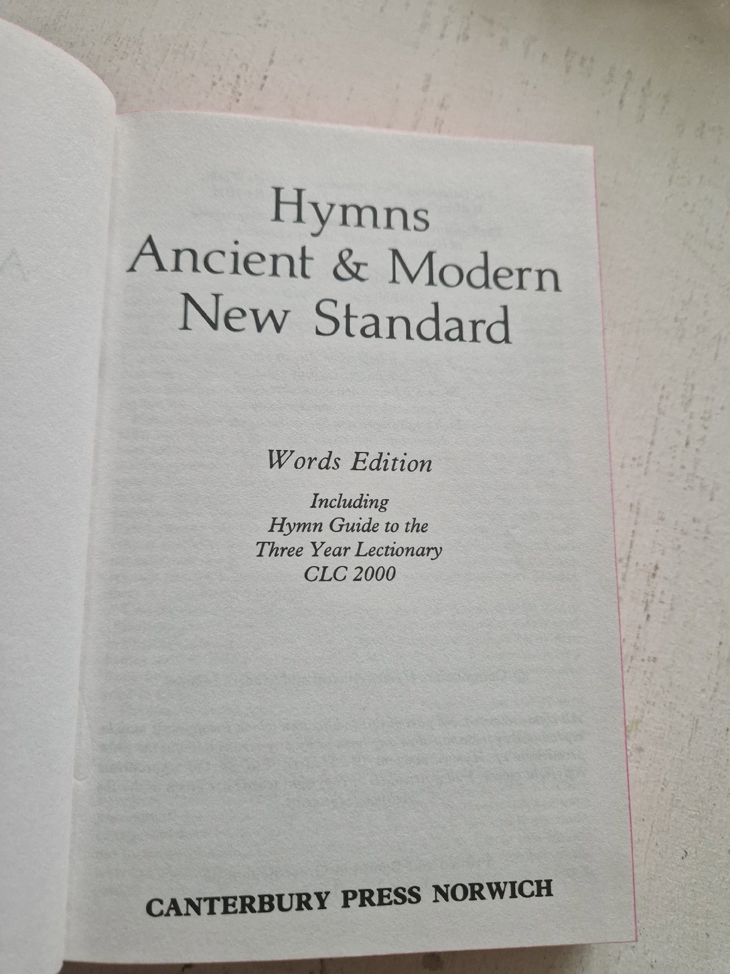Hardcover hymnal book titled 'Hymns Ancient & Modern New Standard' published by Hymns Ancient and Modern editorial board, Unbranded, Hardback, Excellent condition — preloved on SilentSale®