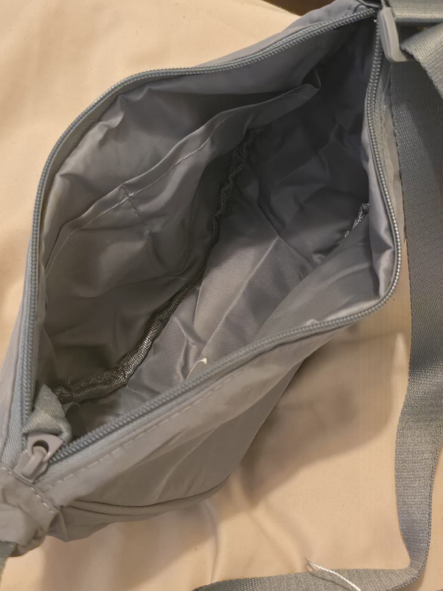 Grey Crossbody Shoulder Bag with Adjustable Strap, Unbranded, One Size, New condition — preloved on SilentSale®