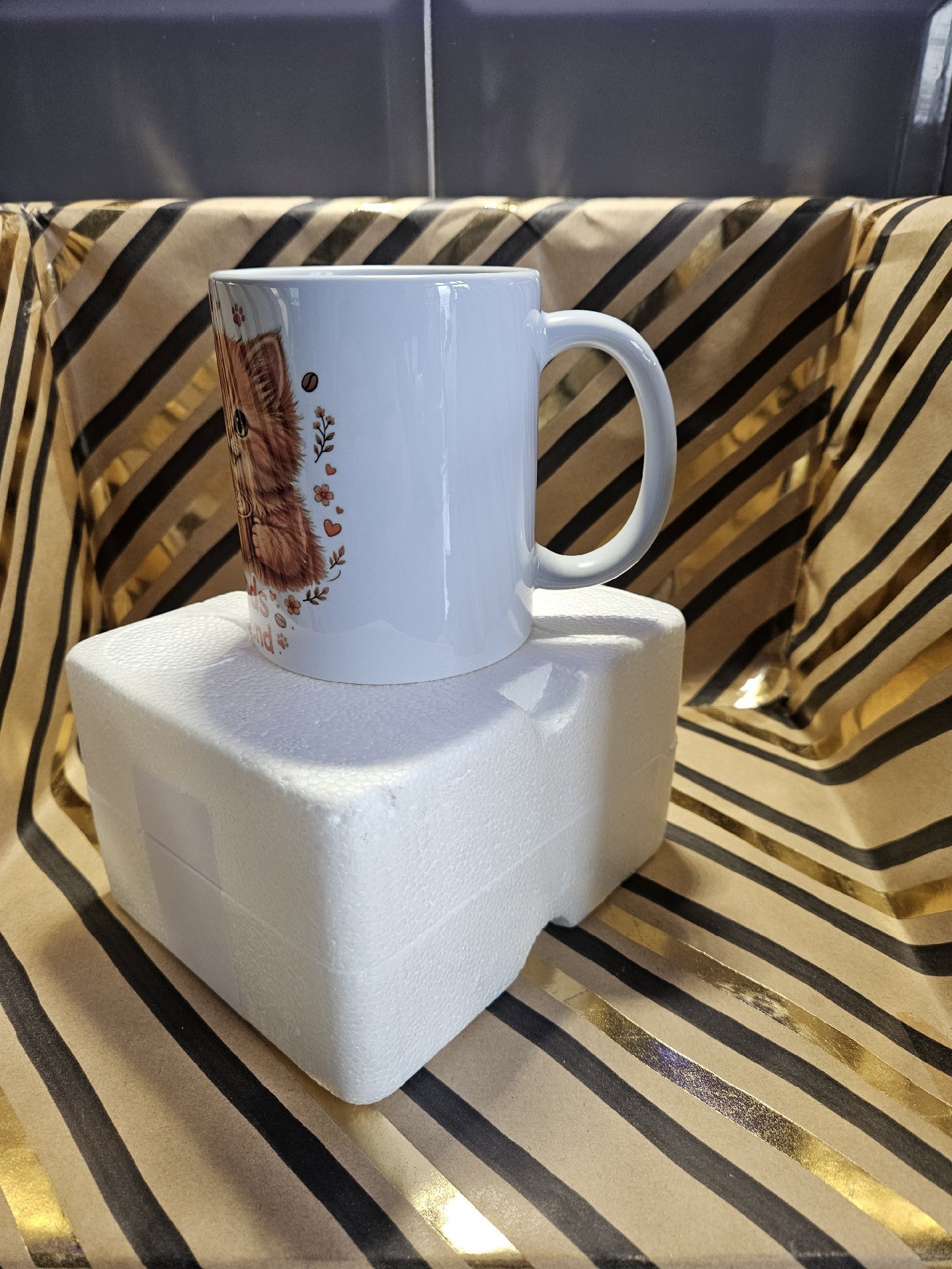 Purrfect blend coffee mug, Unbranded, One Size, New condition — preloved on SilentSale®