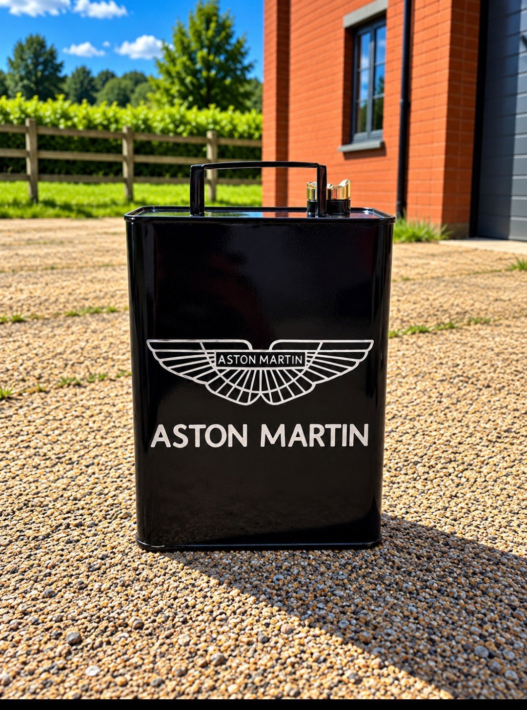 New Reproduction Aston Martin Metal Petrol Can – Garage, Mancave Decor, Aston Martin, Medium, New condition — preloved on SilentSale®