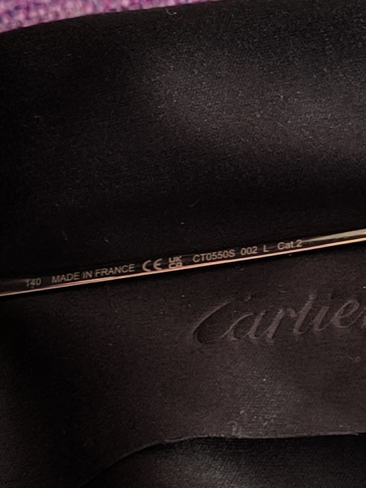 Cartier Rimless Sunglasses CT0550S 002, Cartier, 140 (temple length), Excellent condition — preloved on SilentSale®