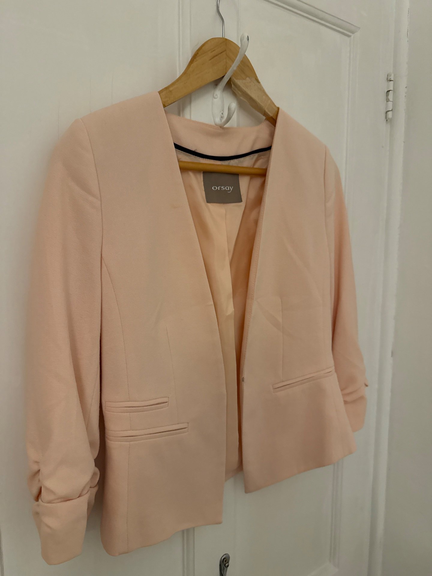 Orsay Pink Open Front Blazer Jacket, ORSAY, S, Excellent condition — preloved on SilentSale®
