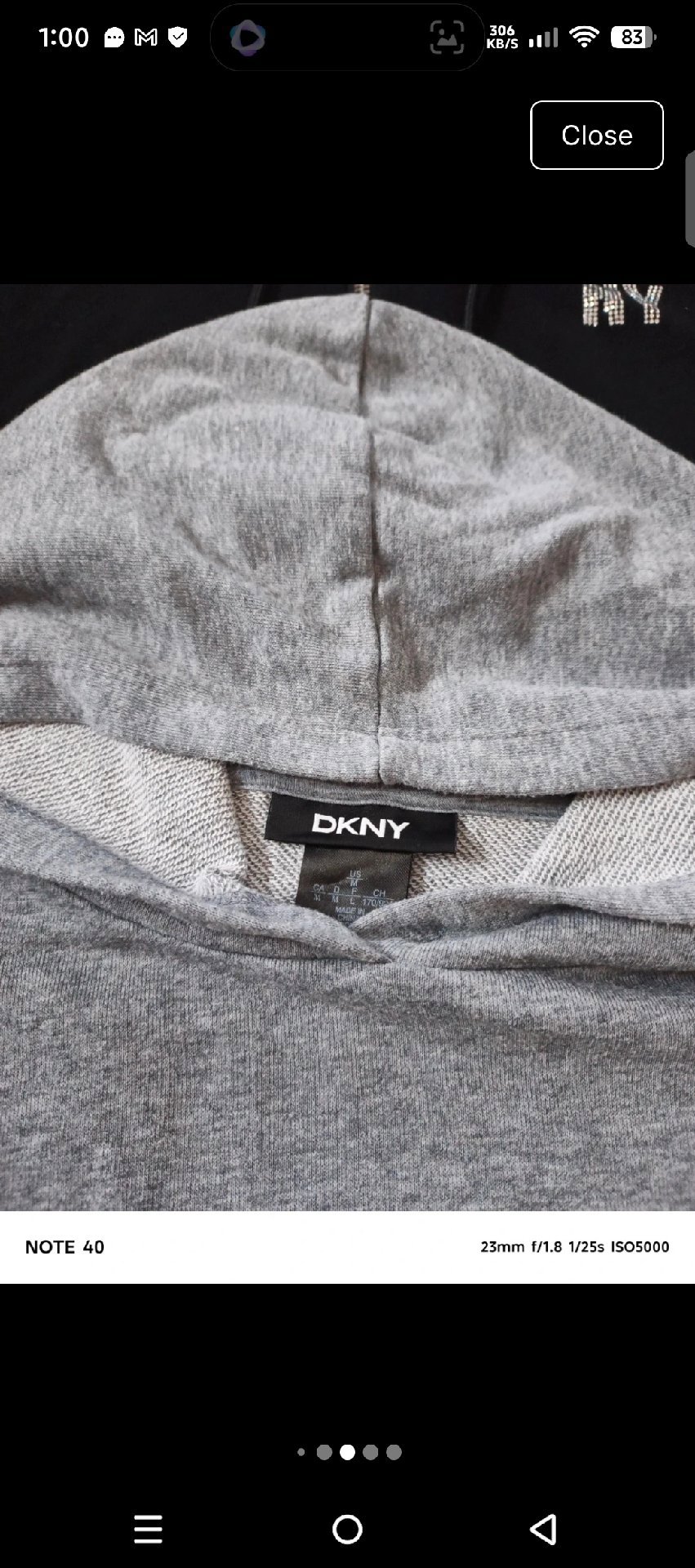 DKNY Sport Black Zip-Up Hoodie XL, DKNY, XL, Excellent condition — preloved on SilentSale®