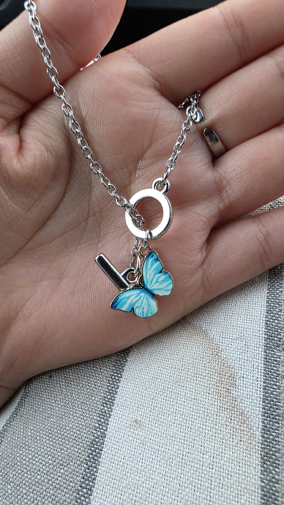 Silver color butterfly bracelet , Unbranded, One Size, New condition — preloved on SilentSale®