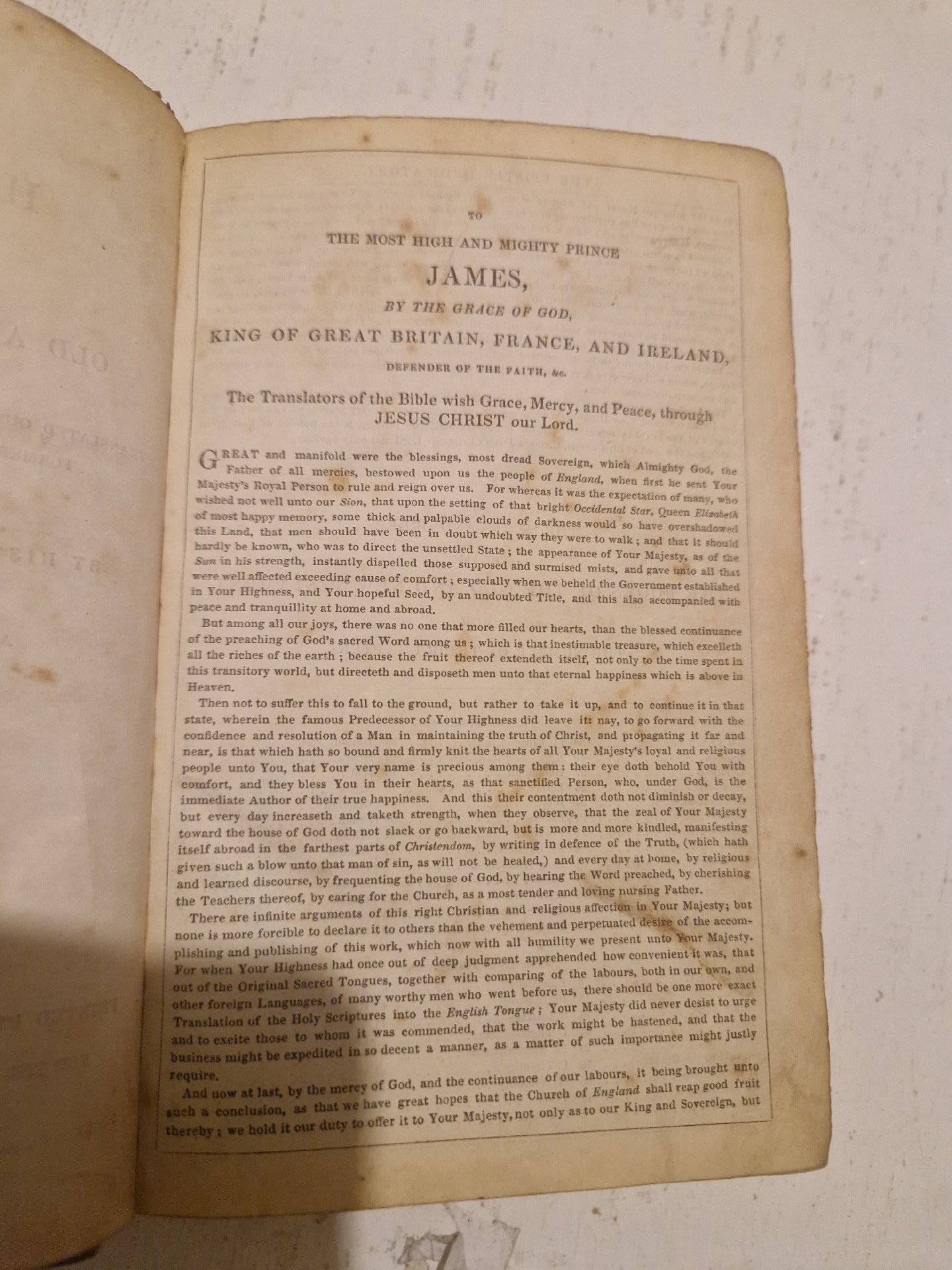 Antique leather-bound Holy Bible printed by George Eyre and William Spottiswoode for the Society for Promoting Christian Knowledge, circa 1840s, Unbranded, One Size, Excellent condition — preloved on SilentSale®