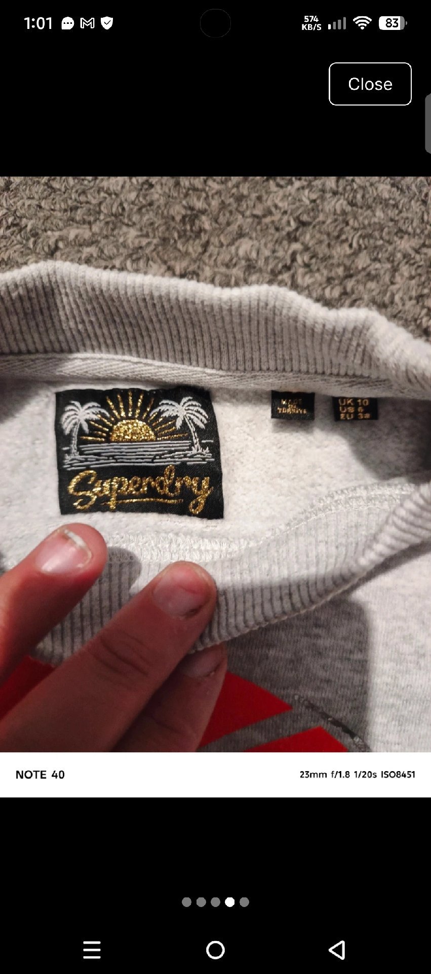 Superdry Grey Graphic Sweatshirt – UK 10, Superdry, 10, Excellent condition — preloved on SilentSale®