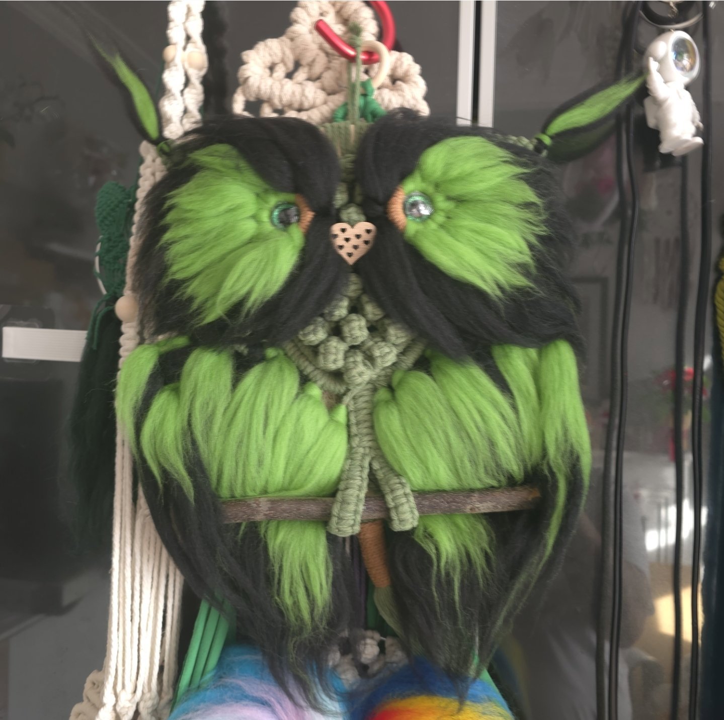Macrame owl, Handmade, One Size, New condition — preloved on SilentSale®