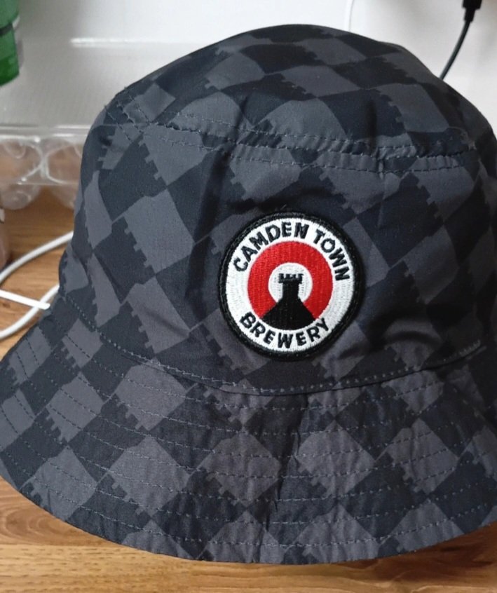 Camden Town Brewery Black Check Bucket Hat, Camden Town Brewery, S, Excellent condition — preloved on SilentSale®