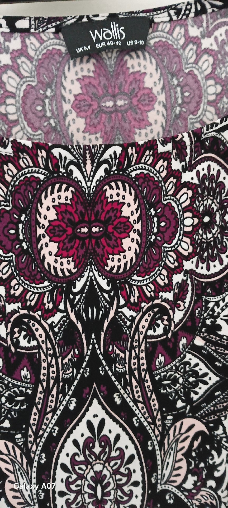 Wallis Black Paisley Print Long Sleeve Dress UK M EUR 40-42, Wallis, UK M EUR 40-42, Excellent condition — preloved on SilentSale®