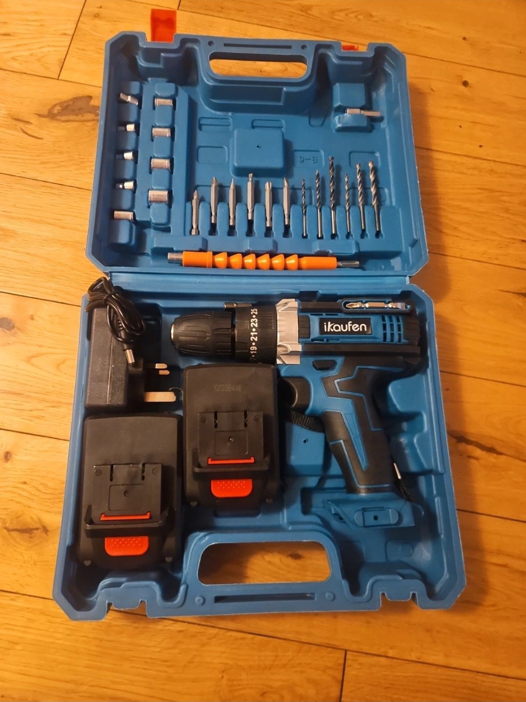 Cordless Hammer Drill Set Electric Impact Driver Screwdriver w/ 2 Battery UK, ikaufen, Large, Excellent condition — preloved on SilentSale®
