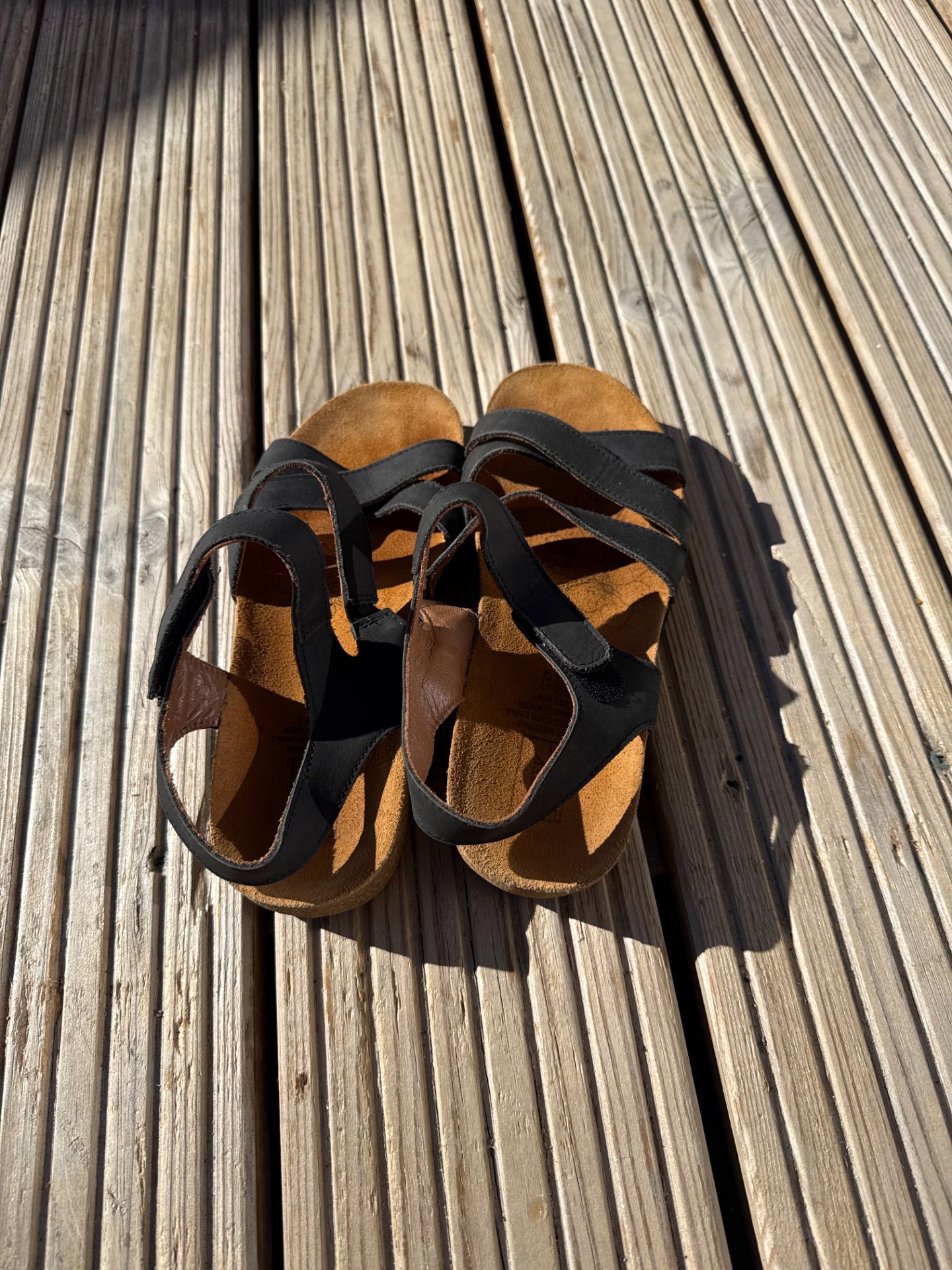 Black Strappy Sandals, Easy Street, 37, Good condition — preloved on SilentSale®