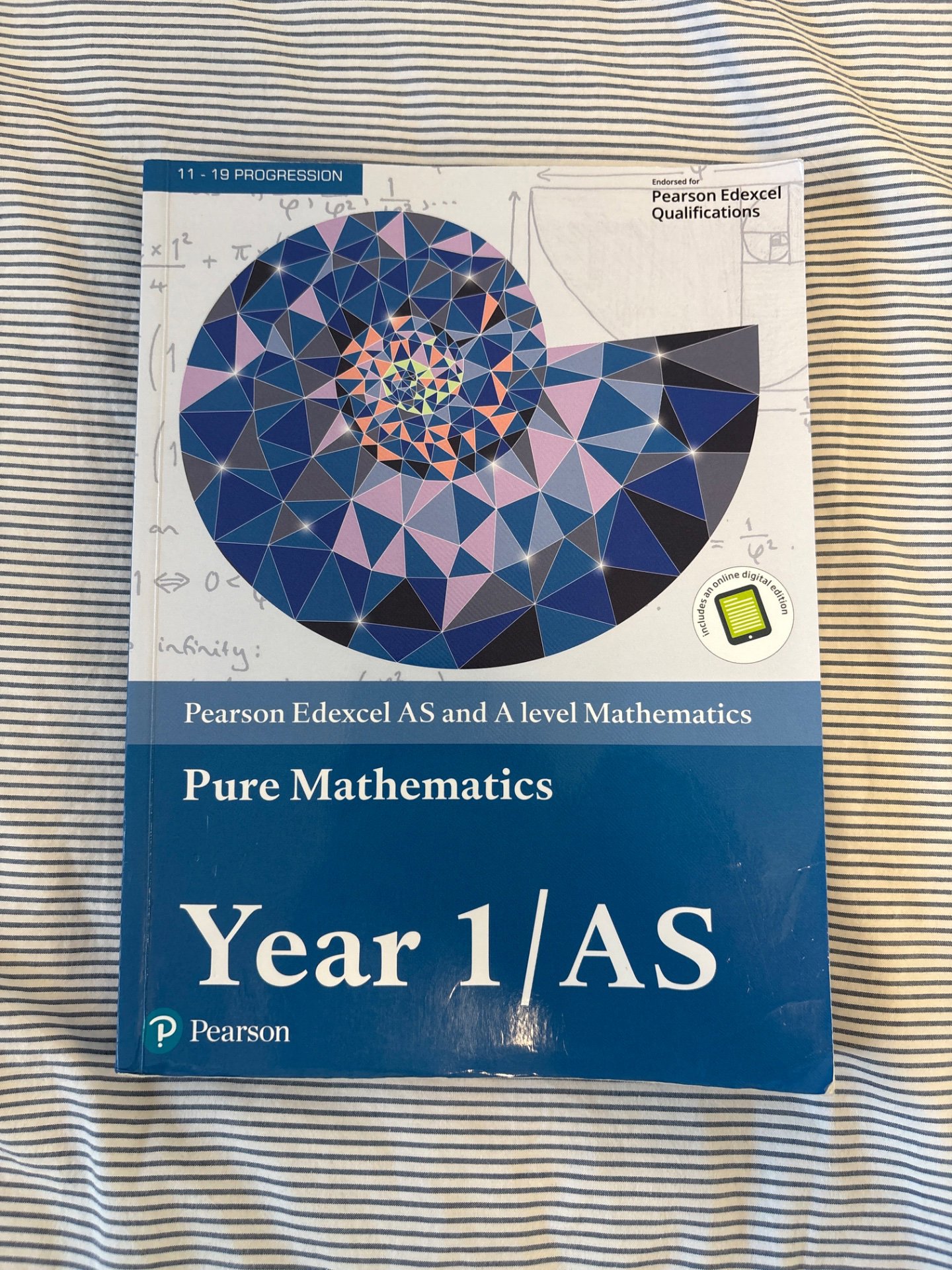 Pearson Edexcel Pure Mathematics Year 1/AS Textbook, Pearson, One Size, Excellent condition — preloved on SilentSale®