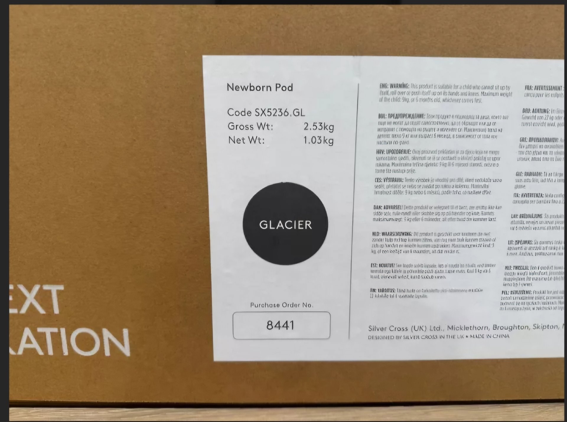 Silver Cross Newborn Pod Glacier Grey, Silver Cross, One Size, New condition — preloved on SilentSale®