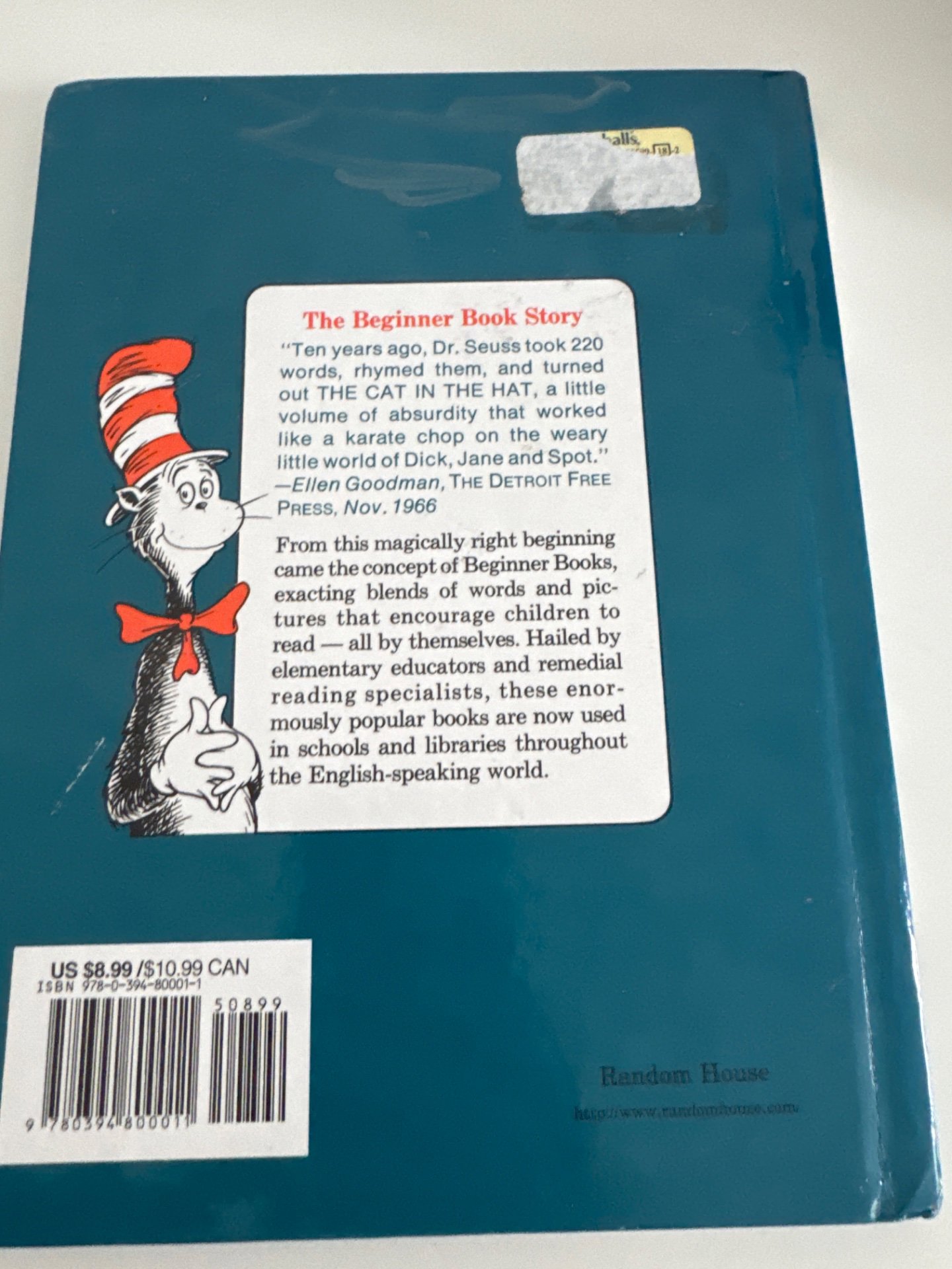The cat in the hat — Dr. Seuss, Beginner Books, One Size, Excellent condition — preloved on SilentSale®