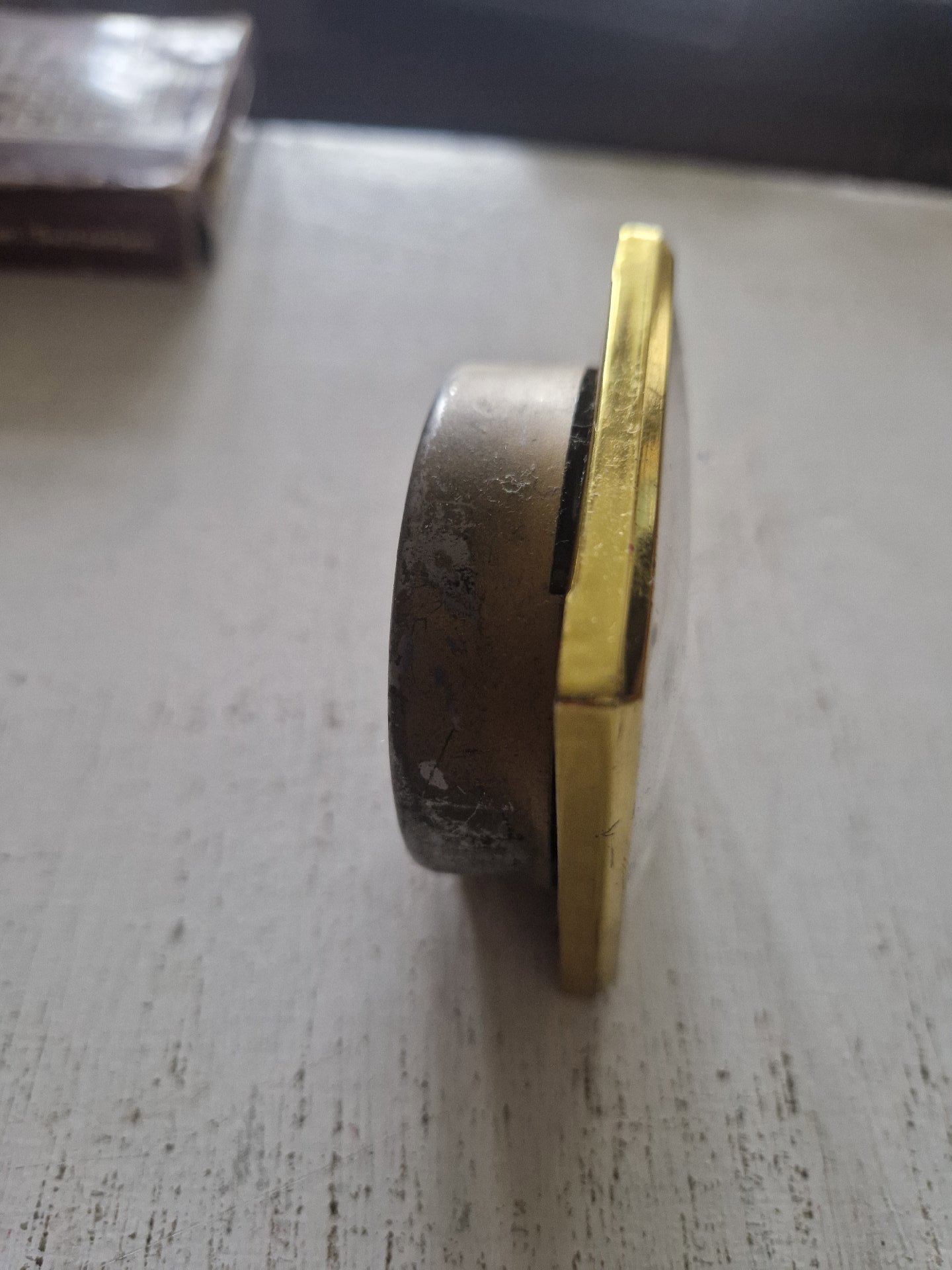 Brass-cased mechanical travel alarm clock by Smiths, smiths, Small, Excellent condition — preloved on SilentSale®