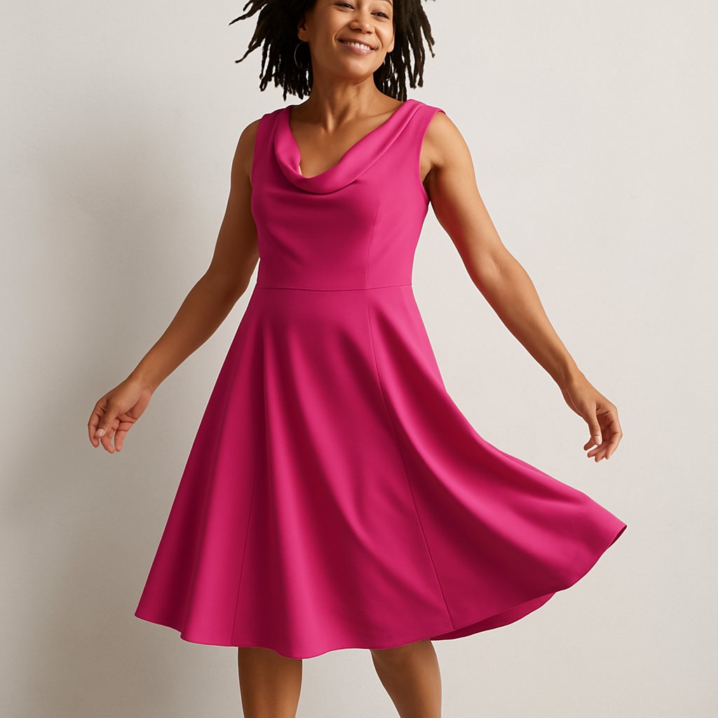 Simply Be Pink Sleeveless Cowl Neck Dress – Size 22, Simply Be, 22, New condition — preloved on SilentSale®